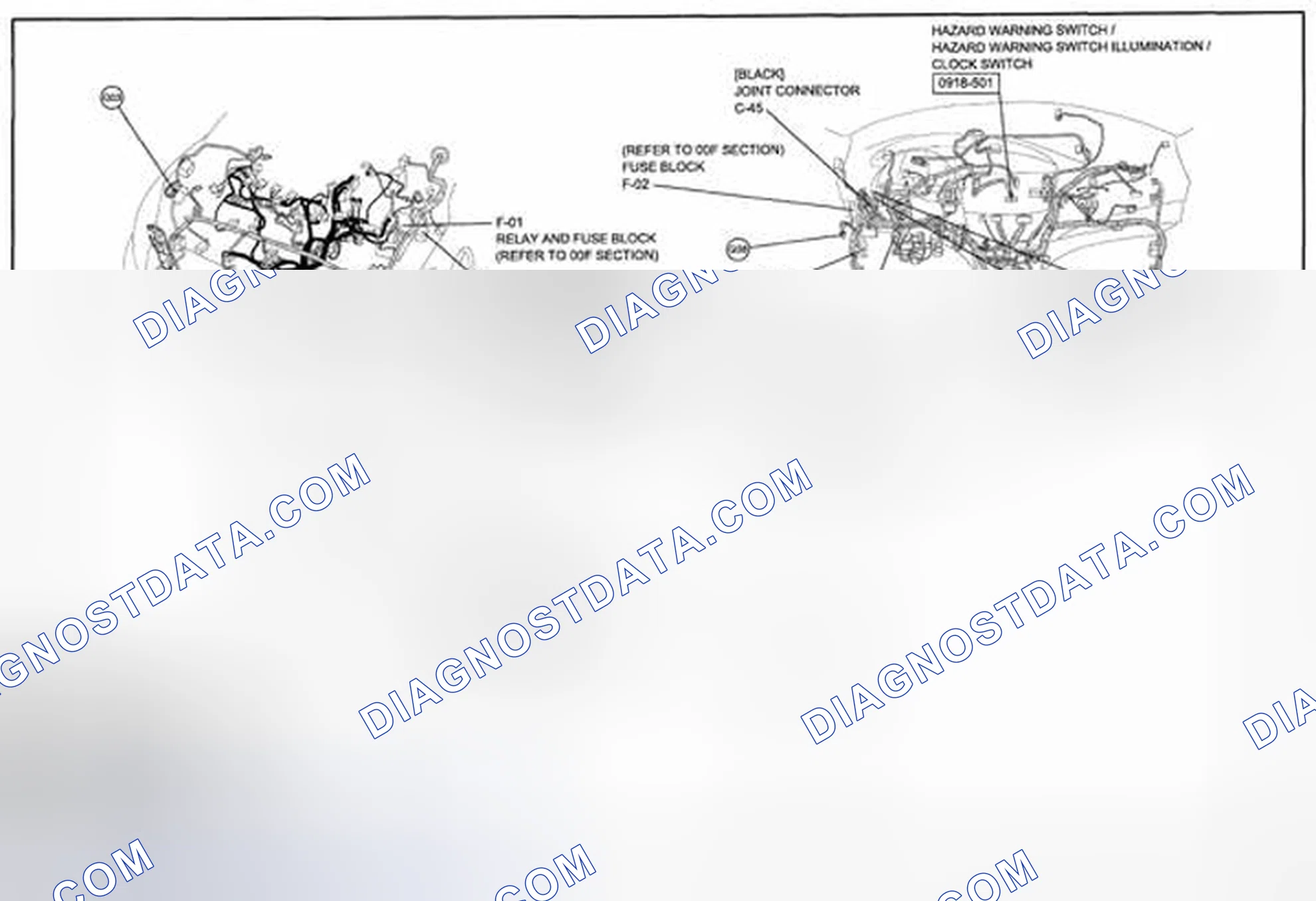 Scheme 305: Turn And Hazard Warning Light Wiring Diagram - 0918-5a (2 Of 2)