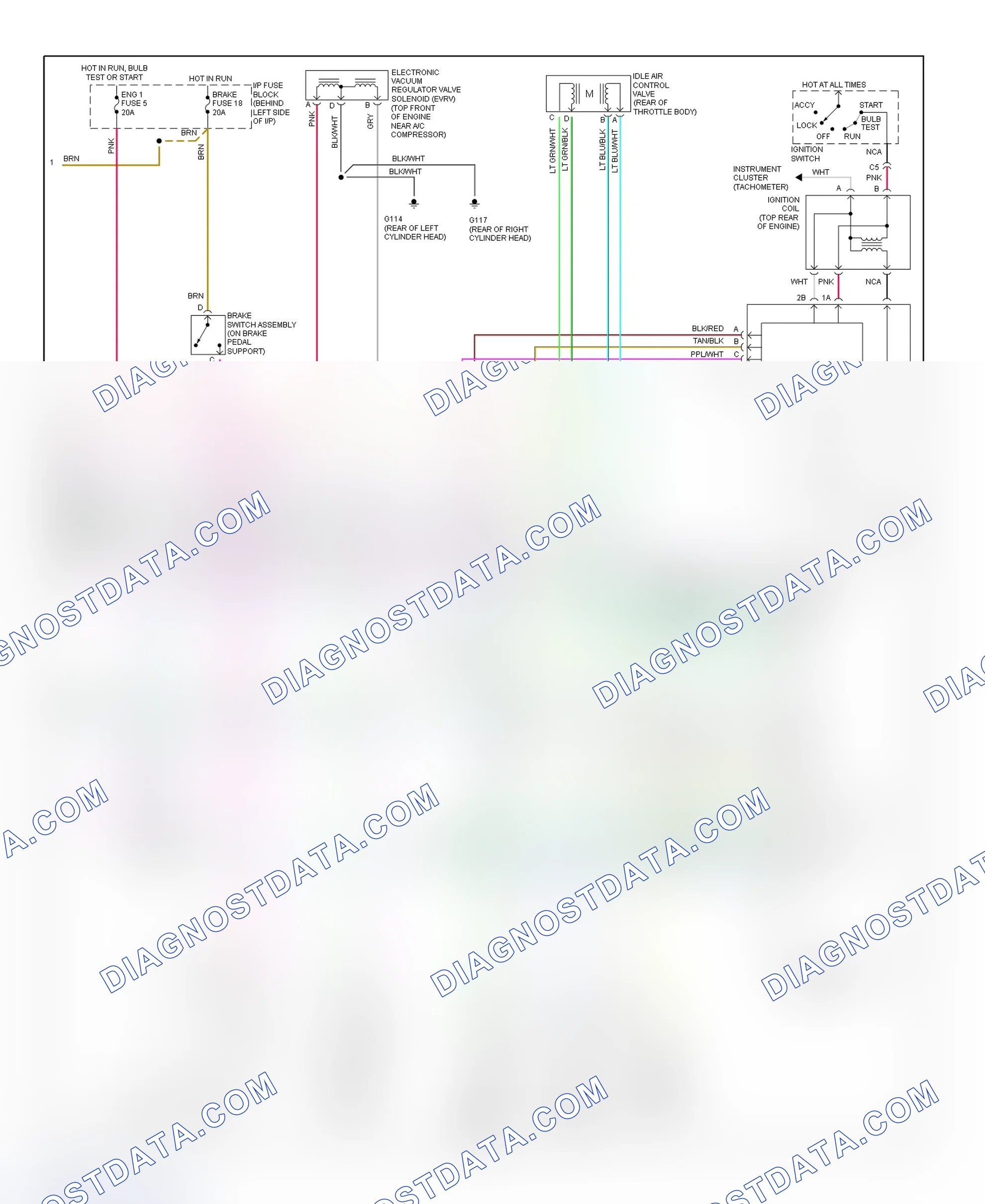 Scheme 22: Wiring Diagram ("S" & "T" Blazer, Jimmy, Pickup & Sonoma - 4.3L VIN Z W/VCM - 2 Of 2)