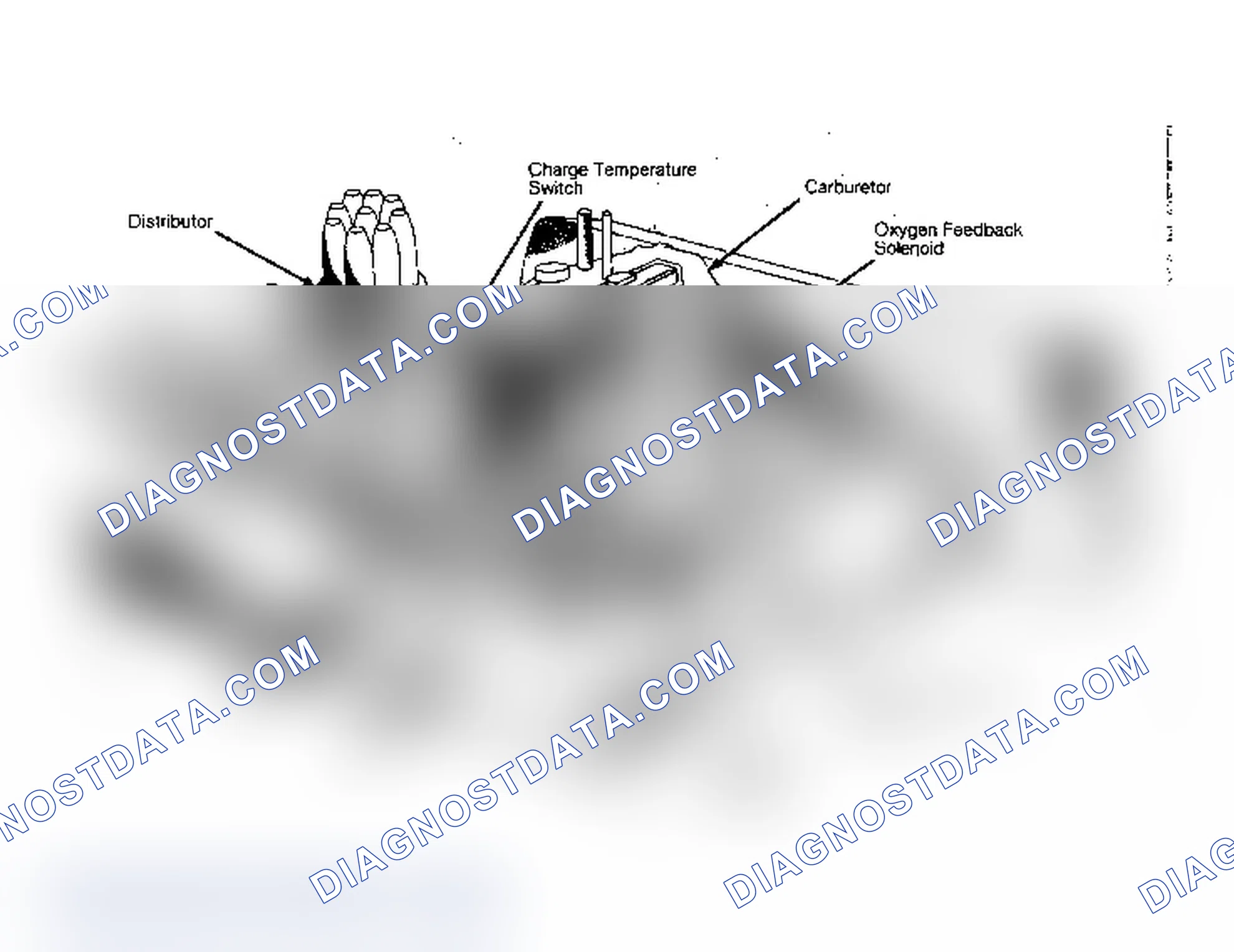 Scheme 1: Electronic Spark Control Sensor Locations