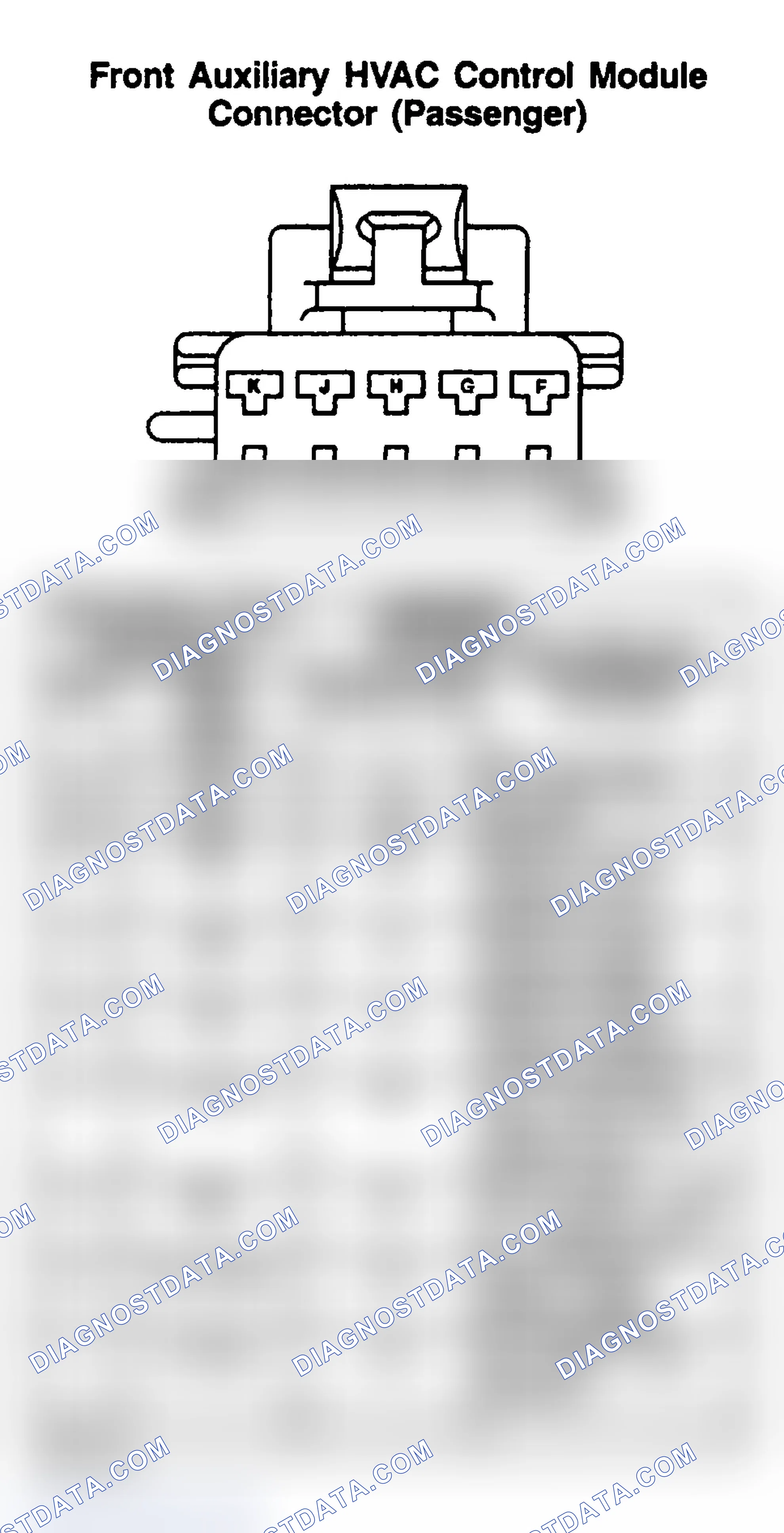 Scheme 155: FRONT AUXILIARY HVAC CONTROL MODULE (PASSENGER)