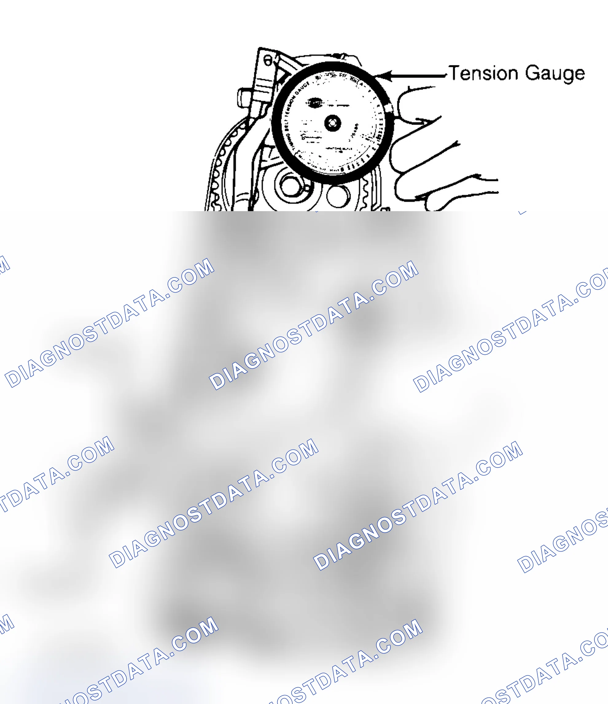 Scheme 28: Adjusting Typical Timing Belt Tension