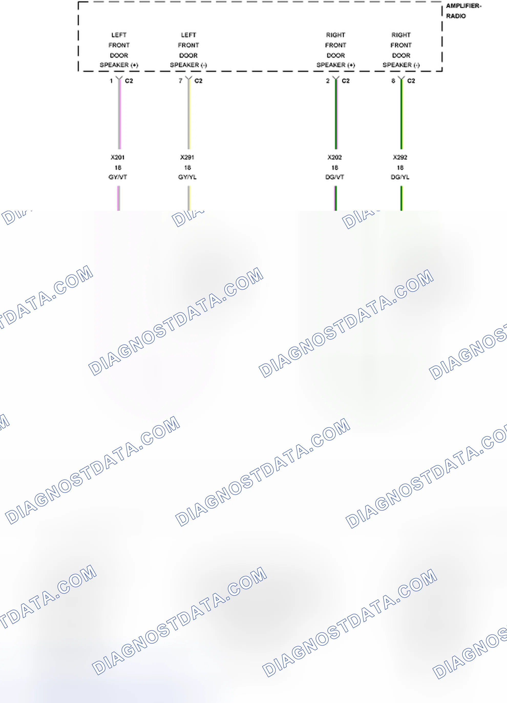 Scheme 22: B146B-CHANNEL 3 AUDIO SPEAKER OUTPUT CIRCUIT LOW
