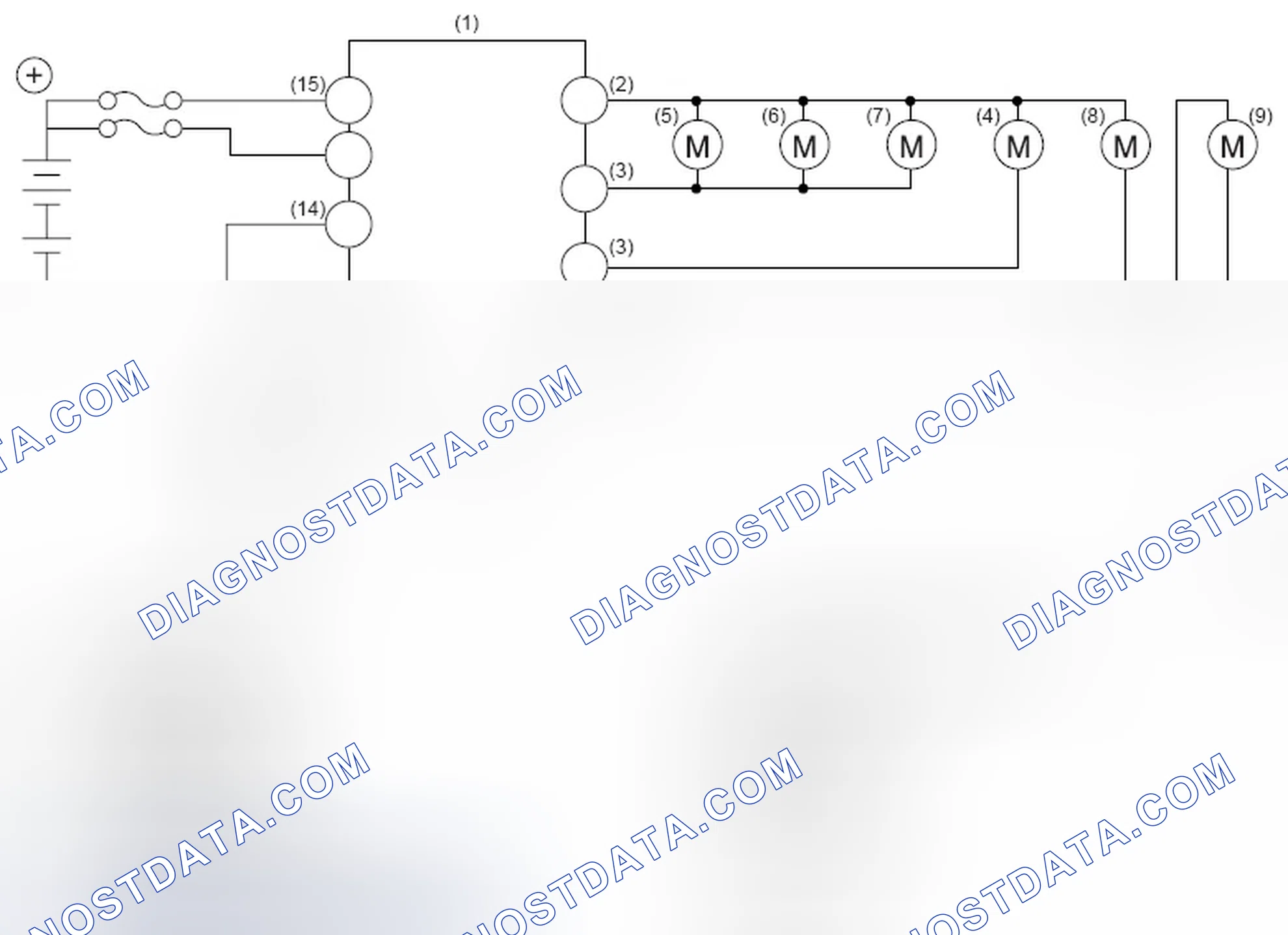 Scheme 53: Power Door Lock Schematic