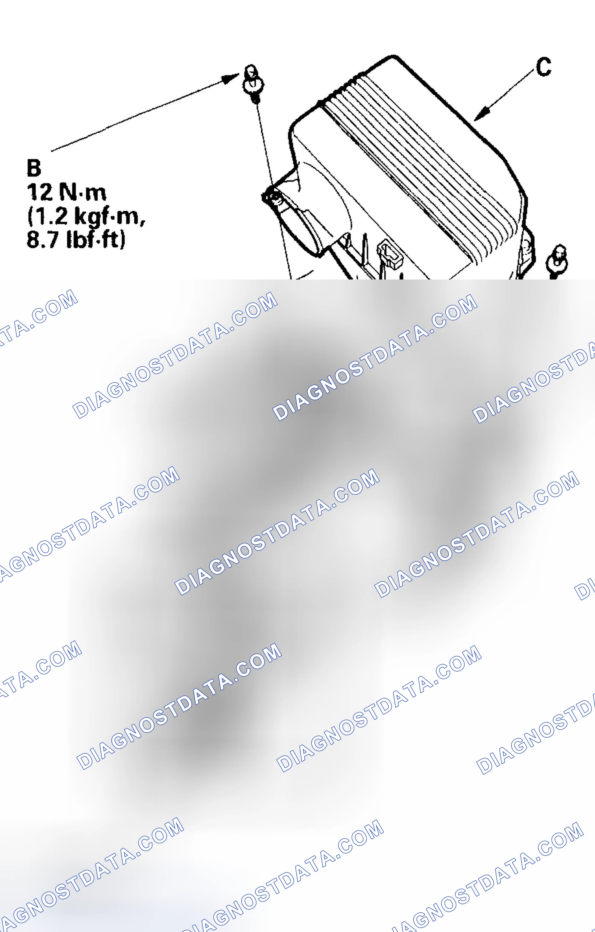 Scheme 205: Air Cleaner Removal/Installation