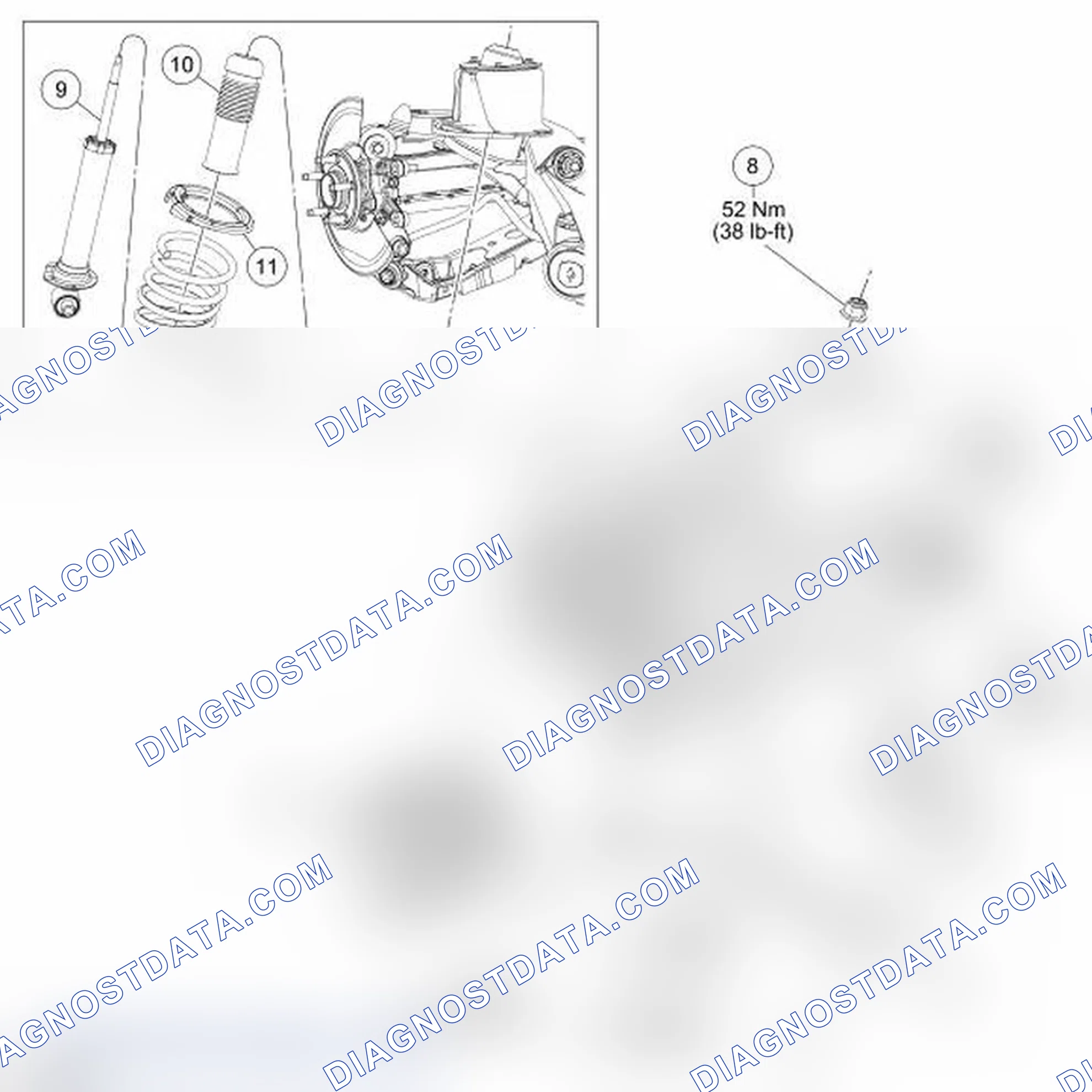 Scheme 20: Shock Absorber and Spring Assembly - Front Wheel Drive (FWD)
