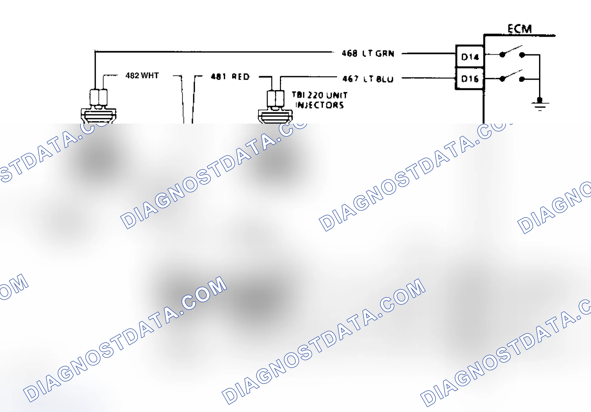 Scheme 49: Code 42 Schematic ("L" & "M" Series 4.3L VIN Z) Ignition Control