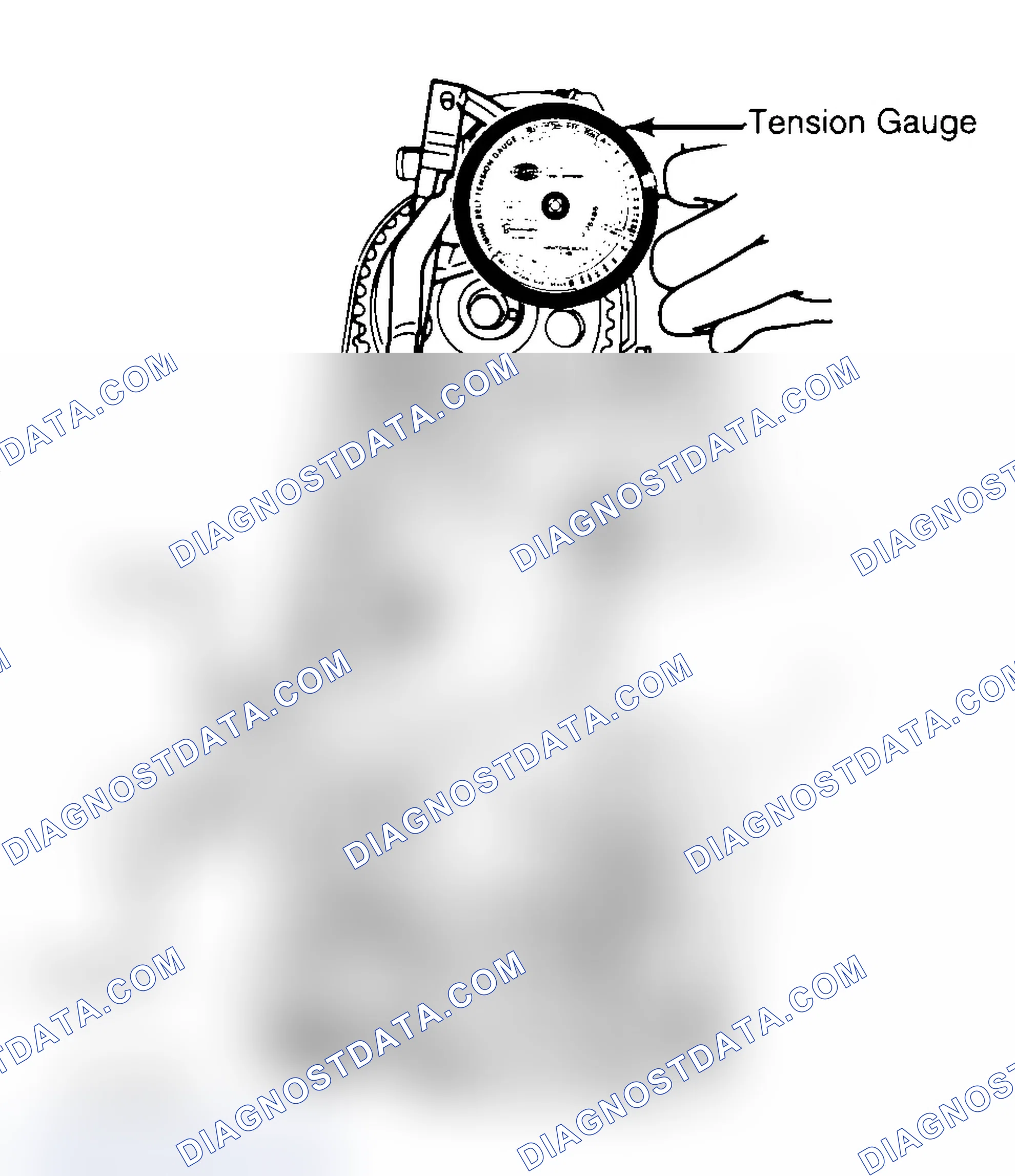 Scheme 28: Adjusting Typical Timing Belt Tension
