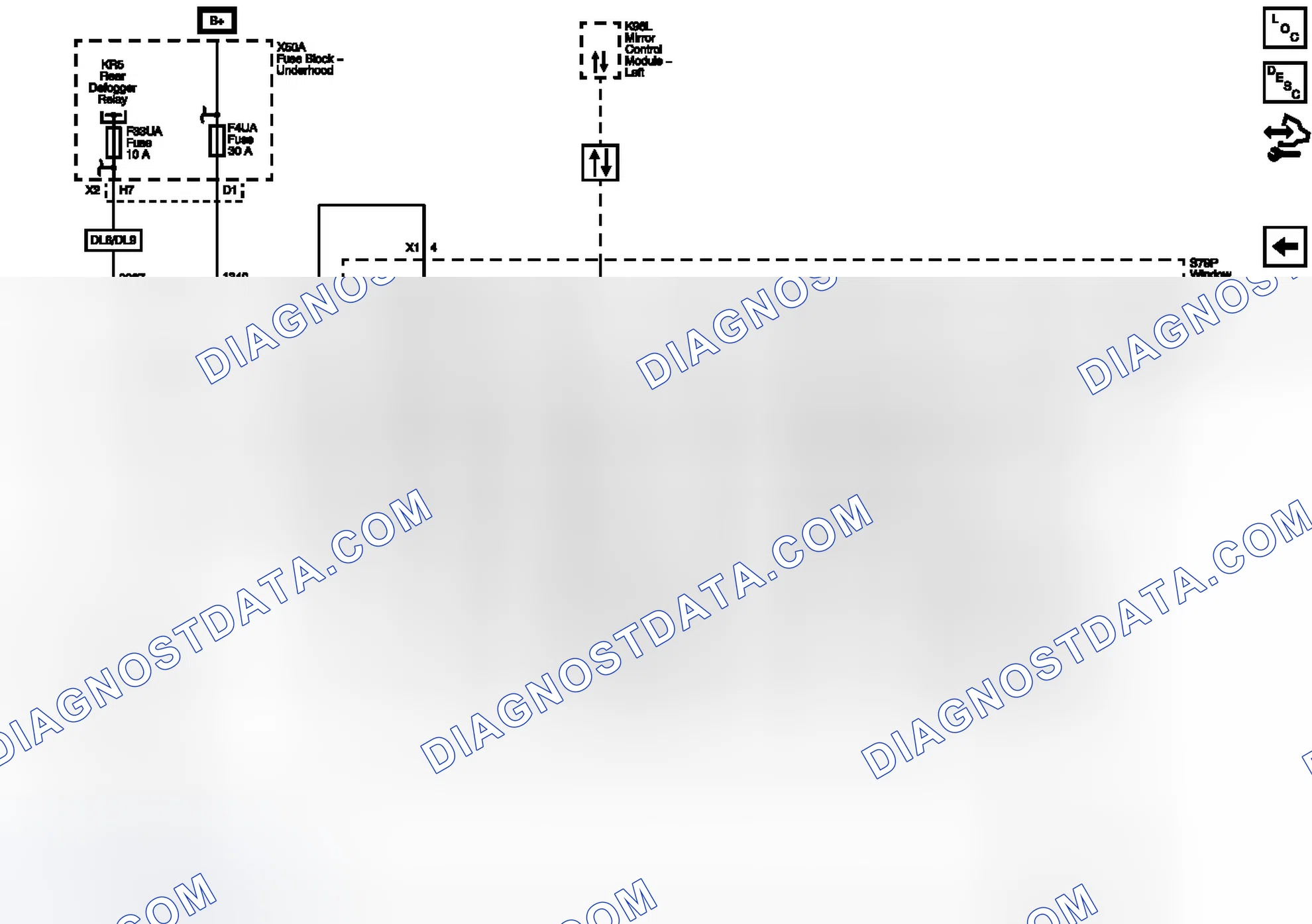 Scheme 4: Outside Mirror - Passenger (LTZ Or SLT)
