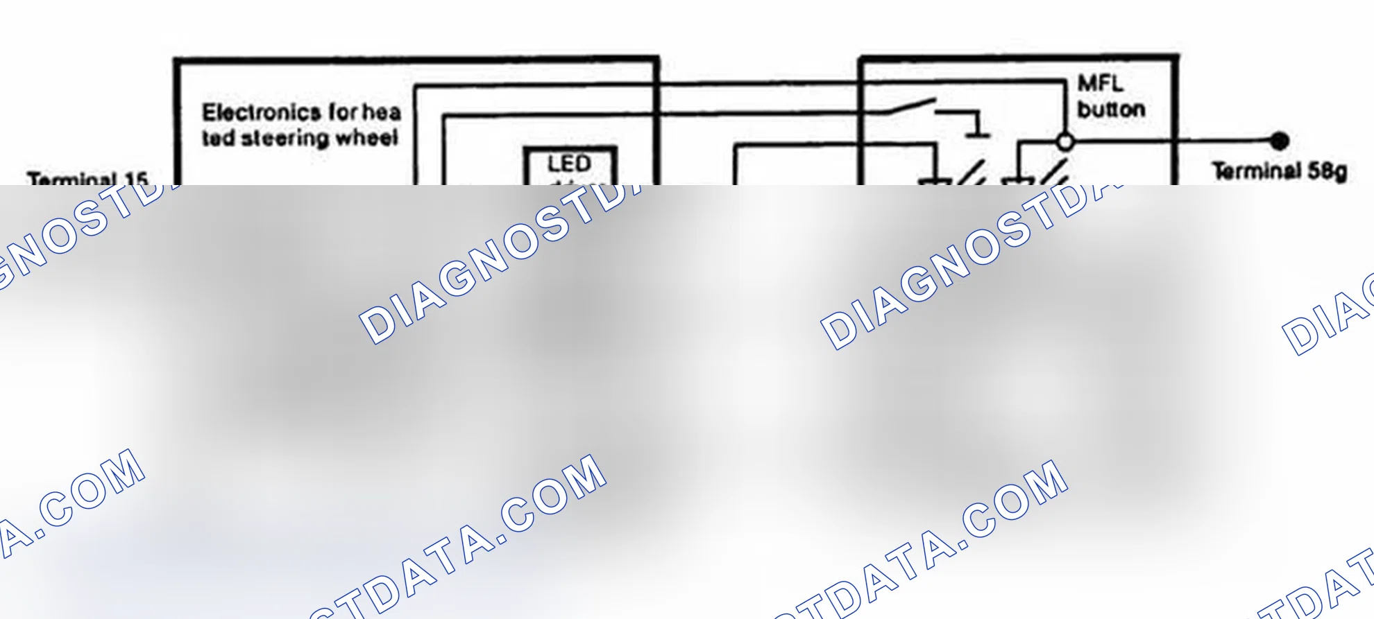 Scheme 517: Heated Steering Wheel Schematic