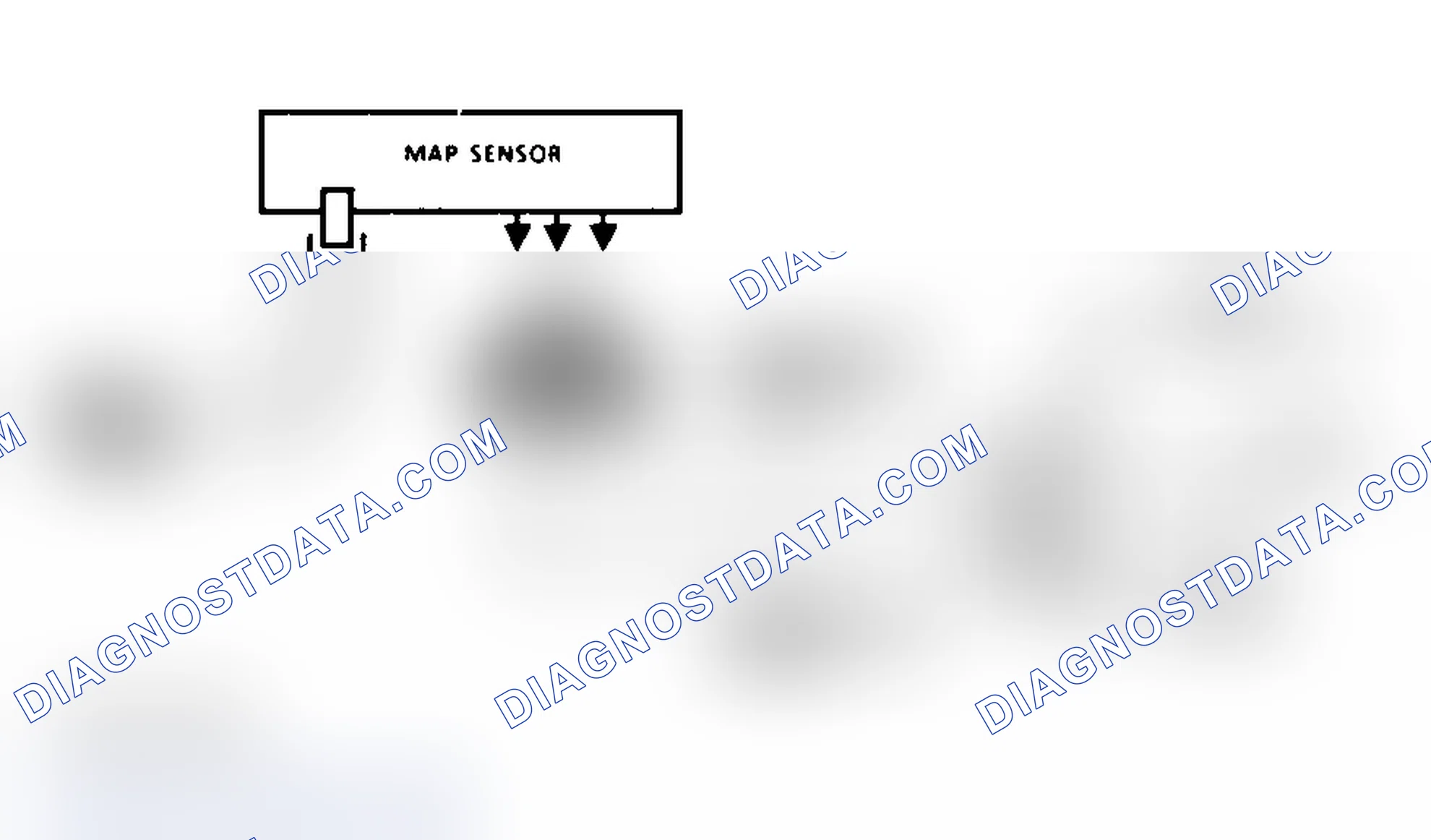 Scheme 185: Code 33 MAP Sensor, Schematic, Signal Voltage High