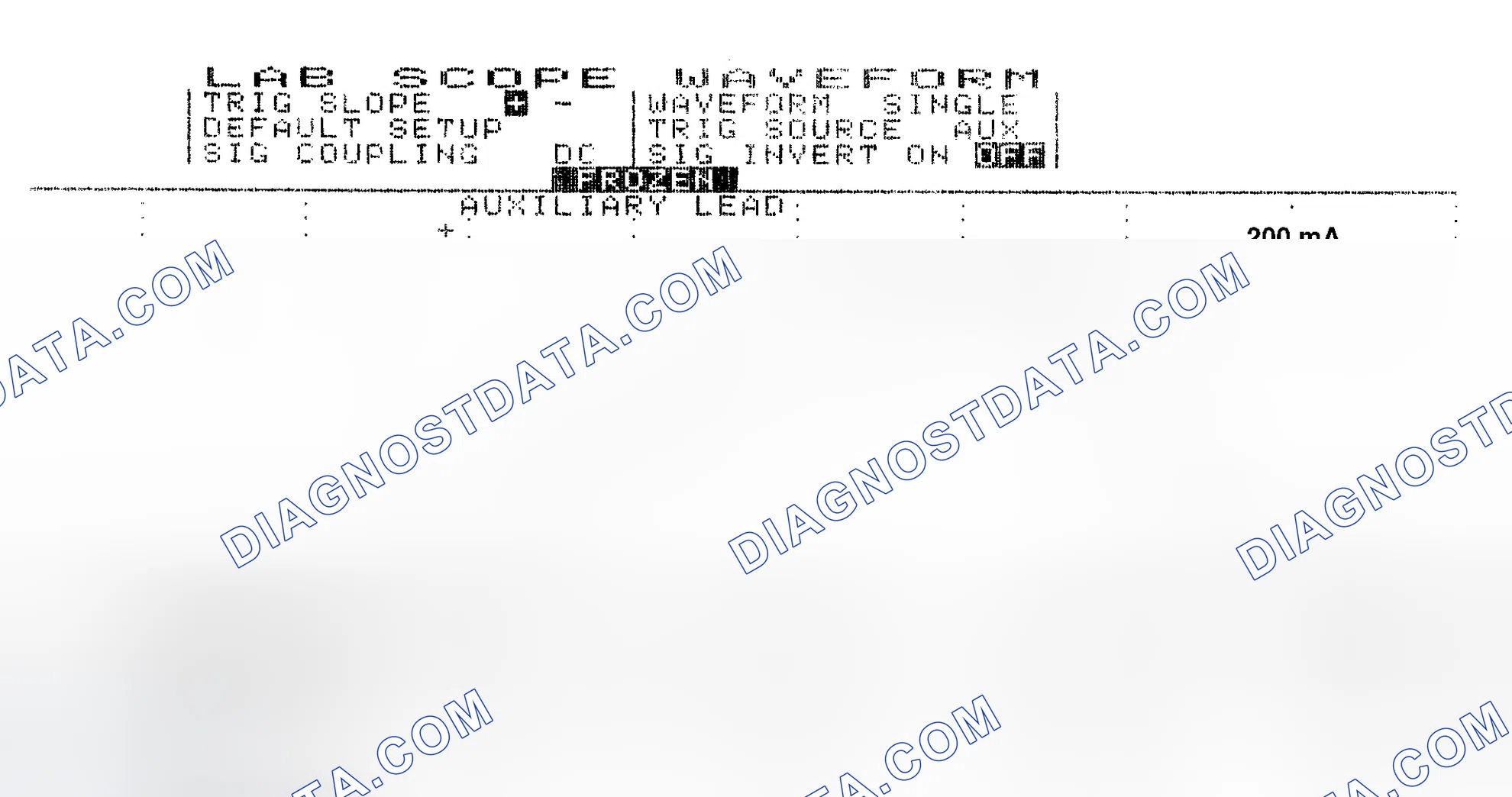 Scheme 13: Single Injector w/Normal Current Flow - Current Pattern