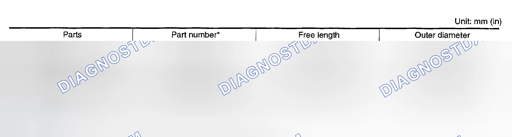 Scheme 996: CLUTCH AND BRAKE RETURN SPRINGS