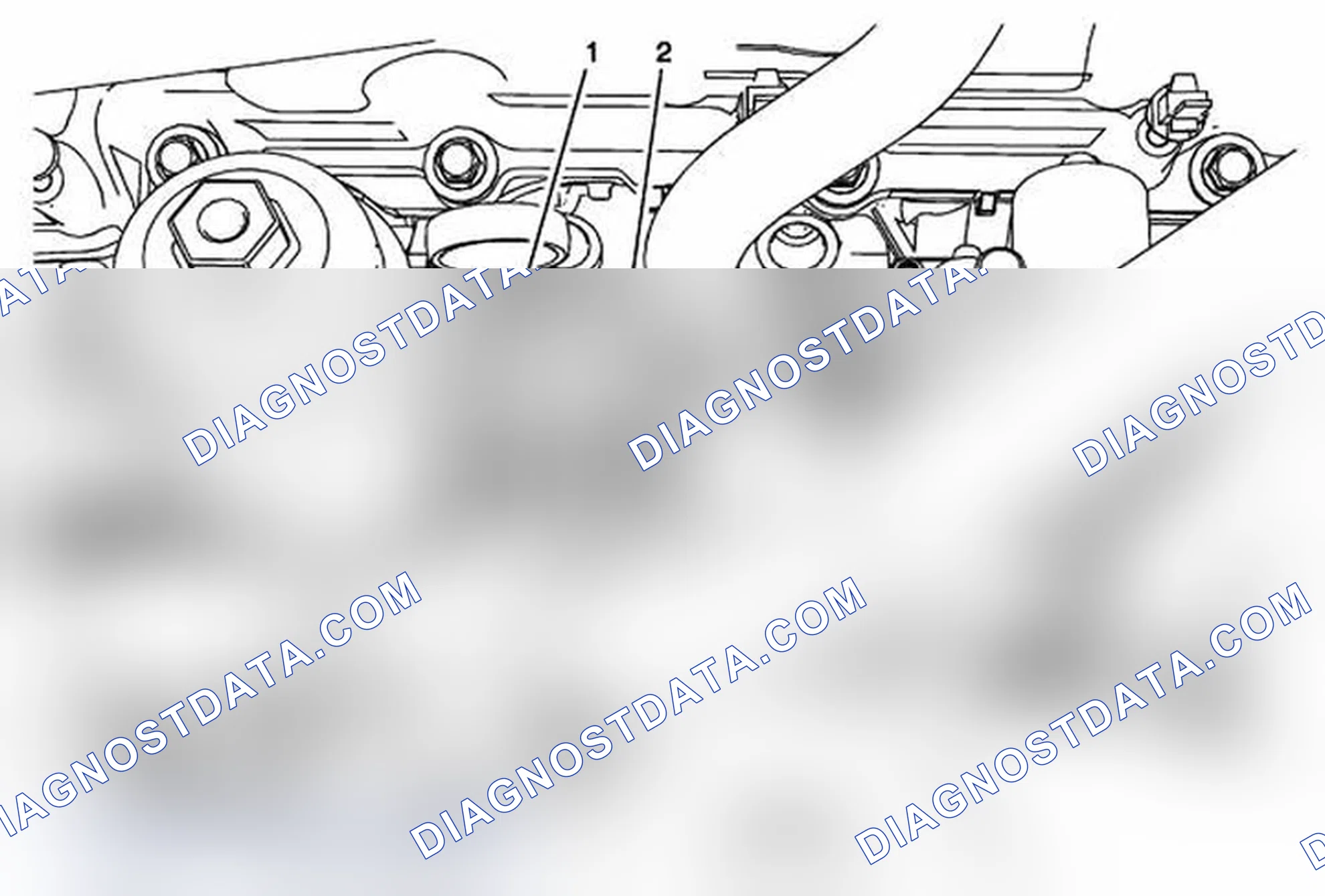Scheme 38: Engine Oil Cooler Inlet Hose Connector Fitting Replacement