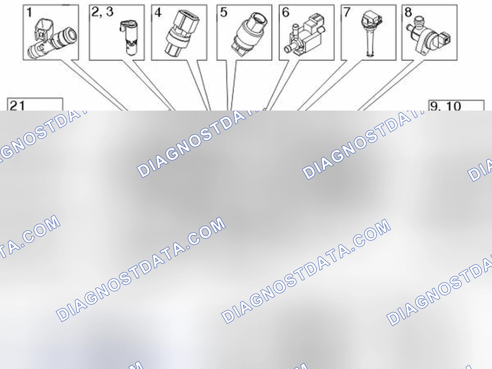 Scheme 3: LOCATION OF COMPONENTS, ENGINE COMPARTMENT