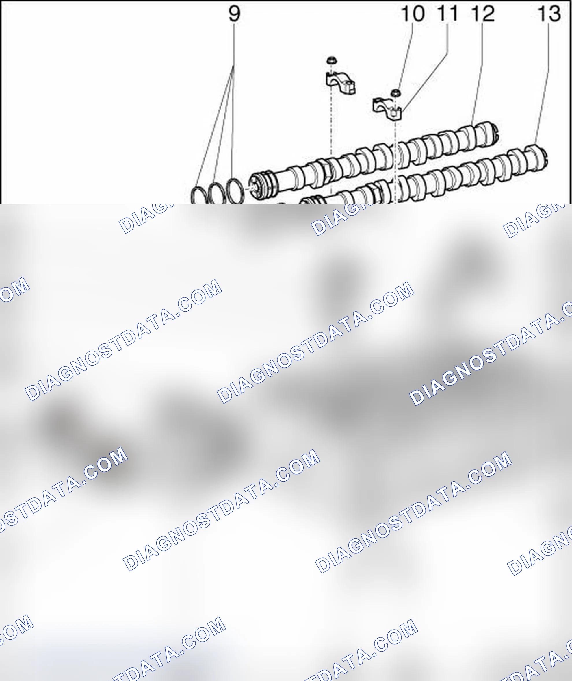 Scheme 11: VALVETRAIN COMPONENT OVERVIEW