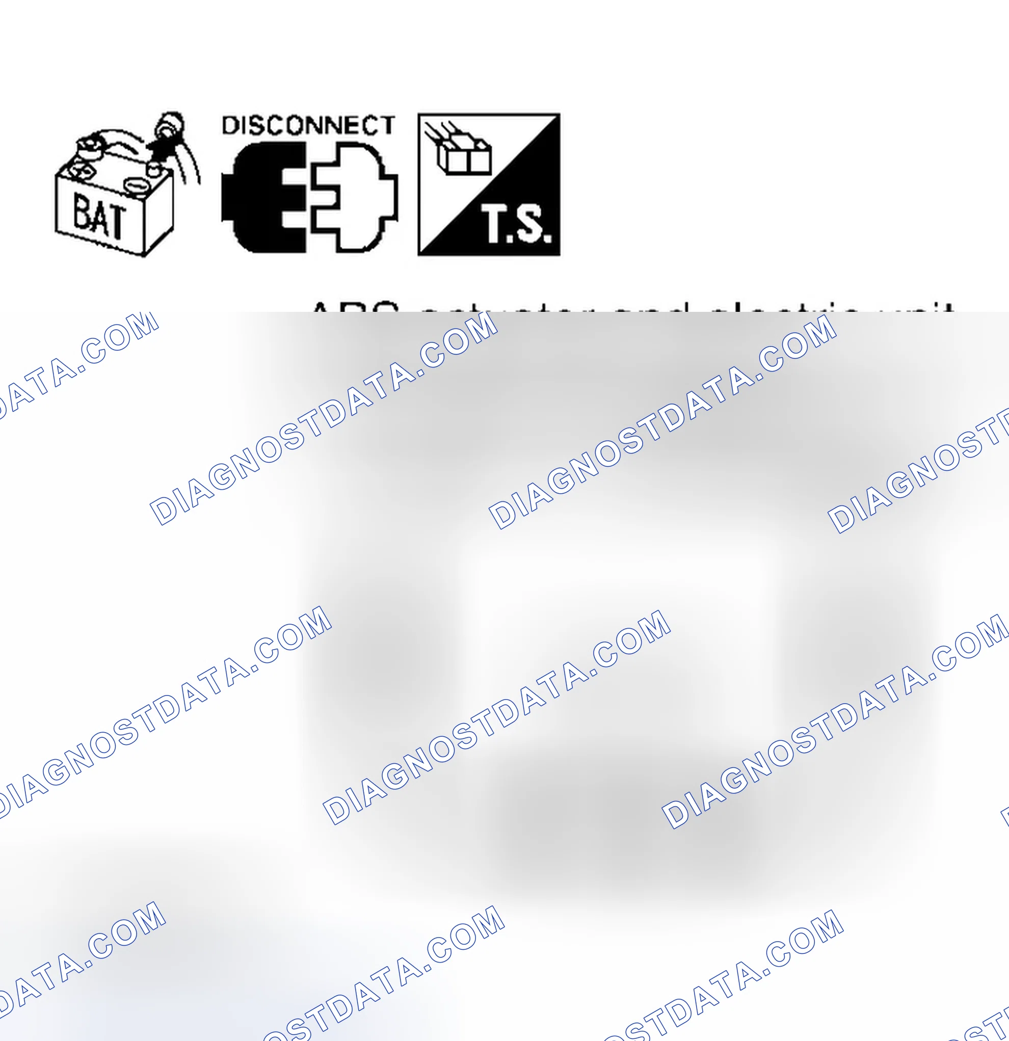 Scheme 438: ABS Actuator and Electric Unit (Control Unit) Circuit Check