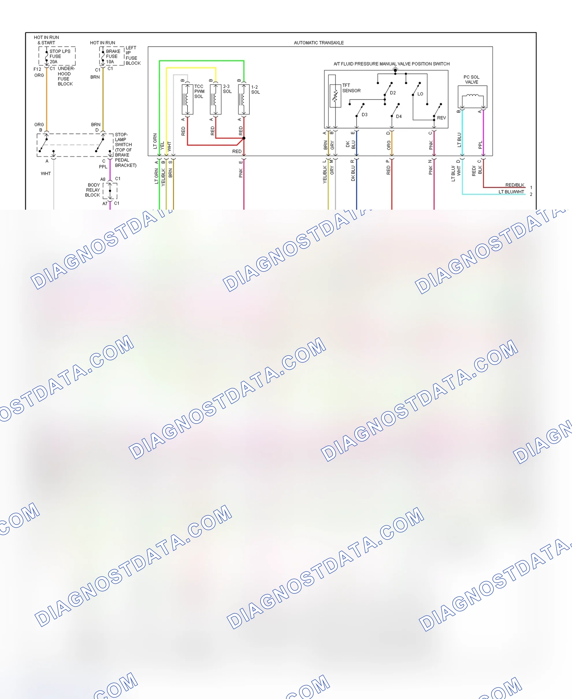 Scheme 66: PCM Wiring Diagram (Avalanche, Suburban & Yukon XL - 8.1L - 3 Of 5)