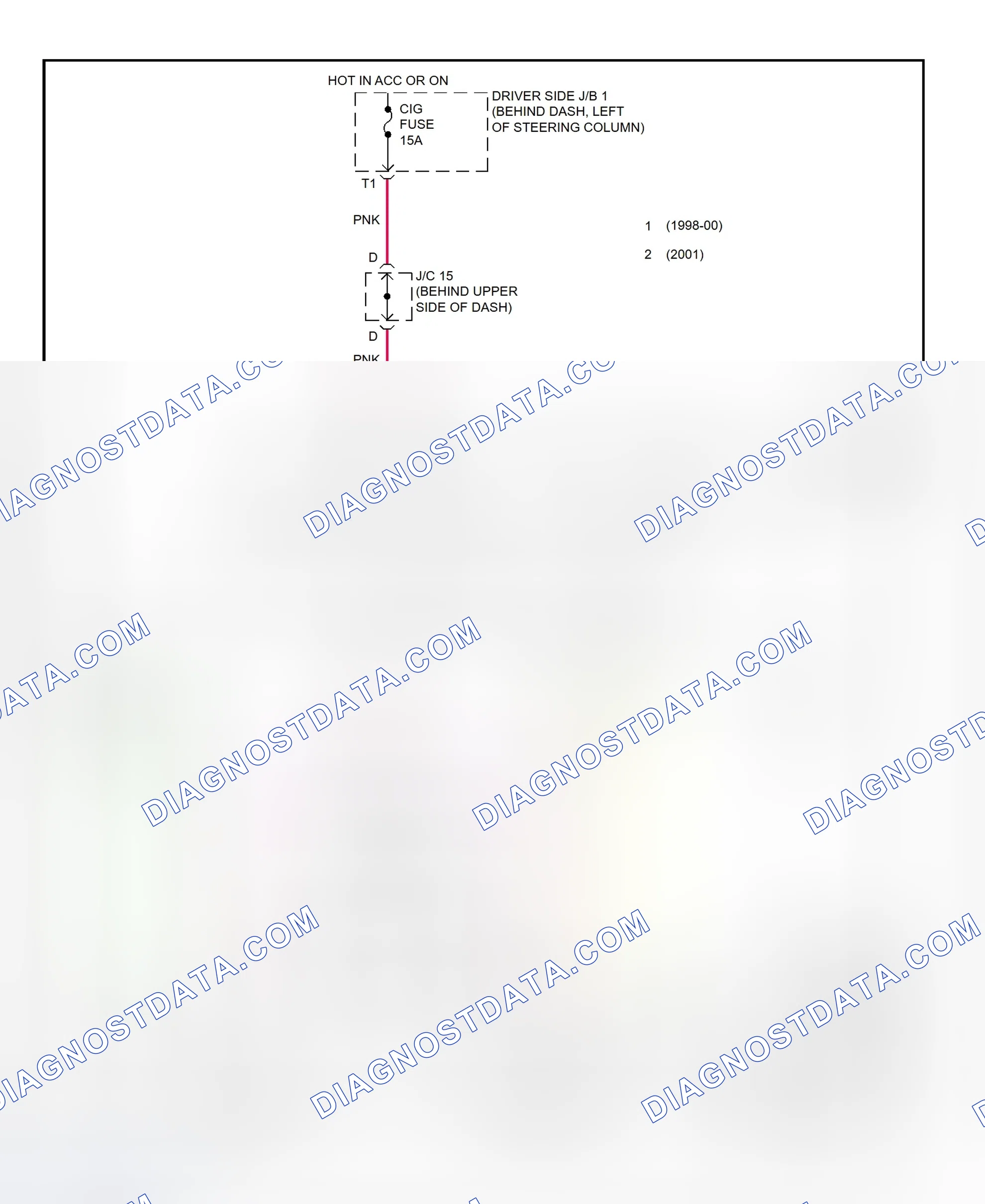 Scheme 39: Power Mirror System Wiring Diagram (Sienna)