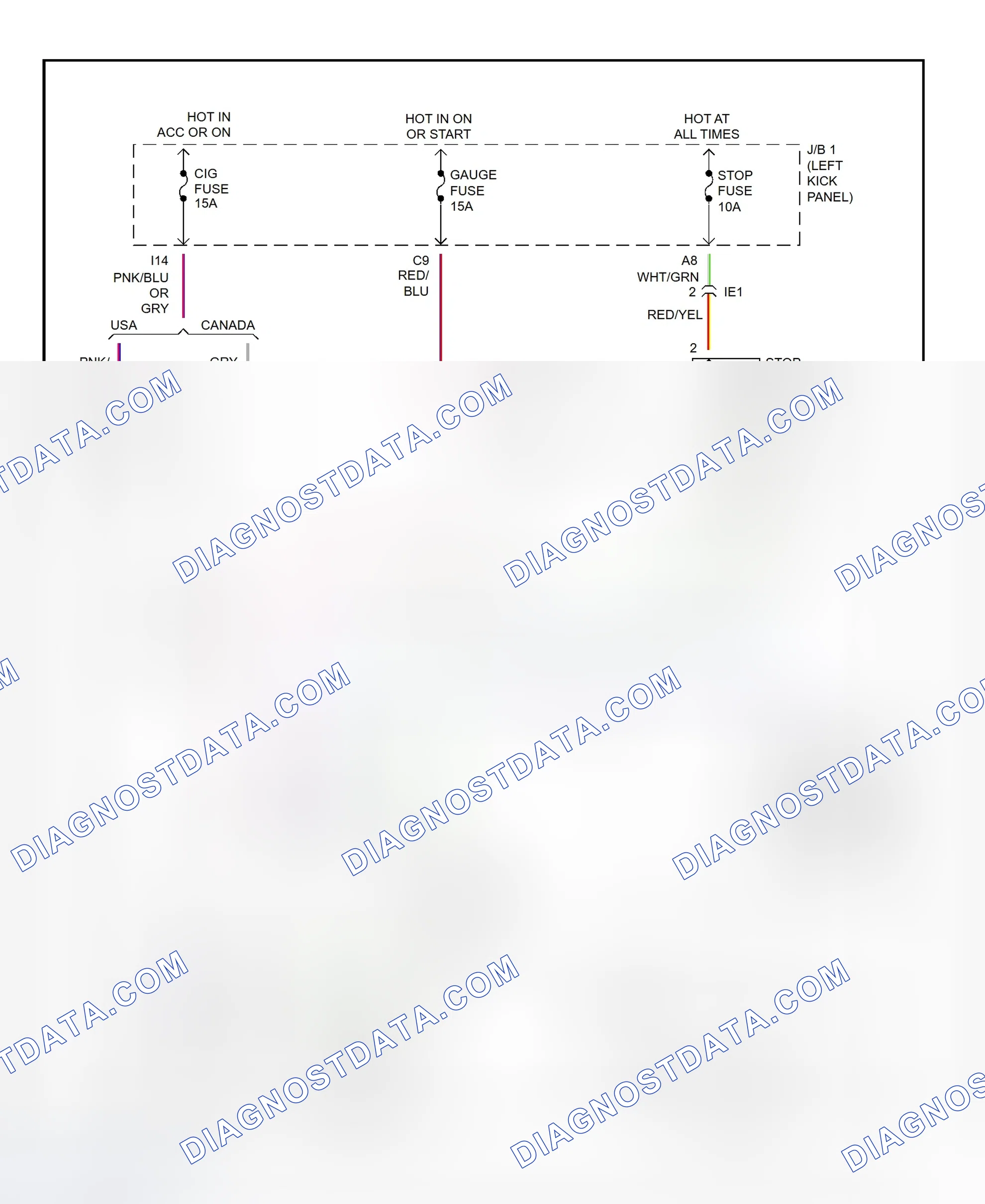 Scheme 16: Shift Interlock System Wiring Diagram (1995 Paseo)
