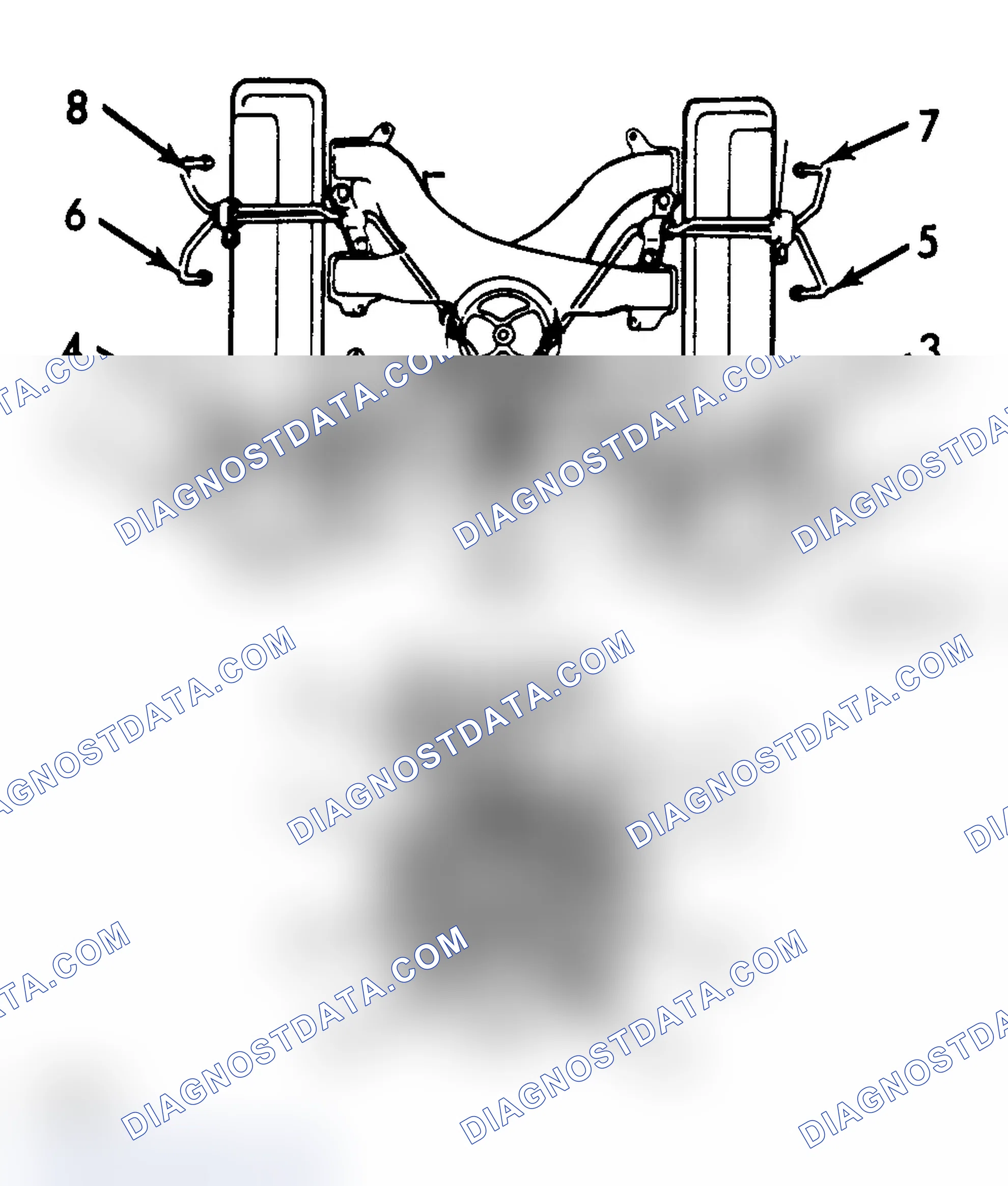 Scheme 65: Injection Pump Fuel Line Routing