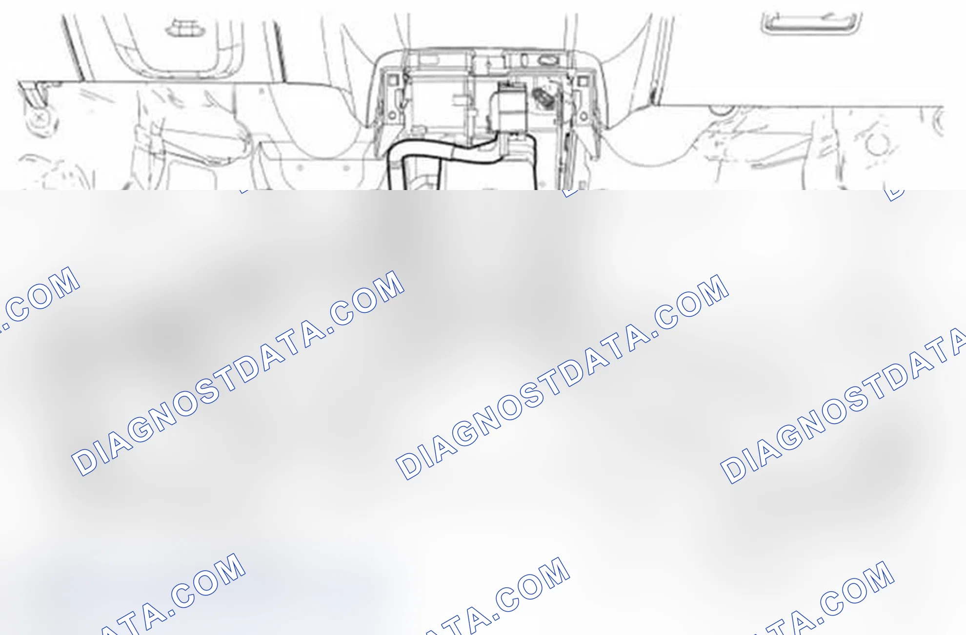 Scheme 312: Footwell Duct - Rear