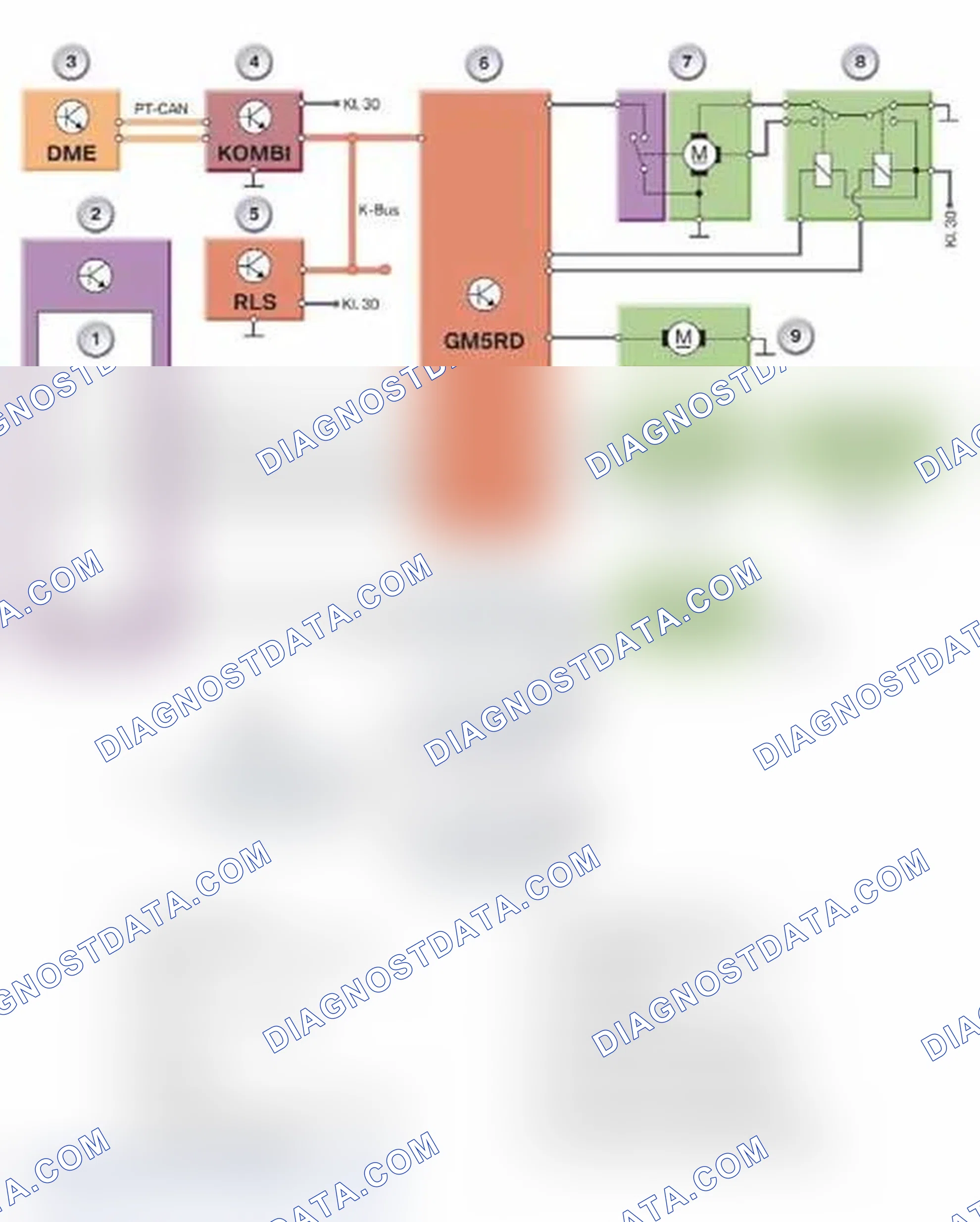 Scheme 222: Wipe And Wash Circuit Diagram