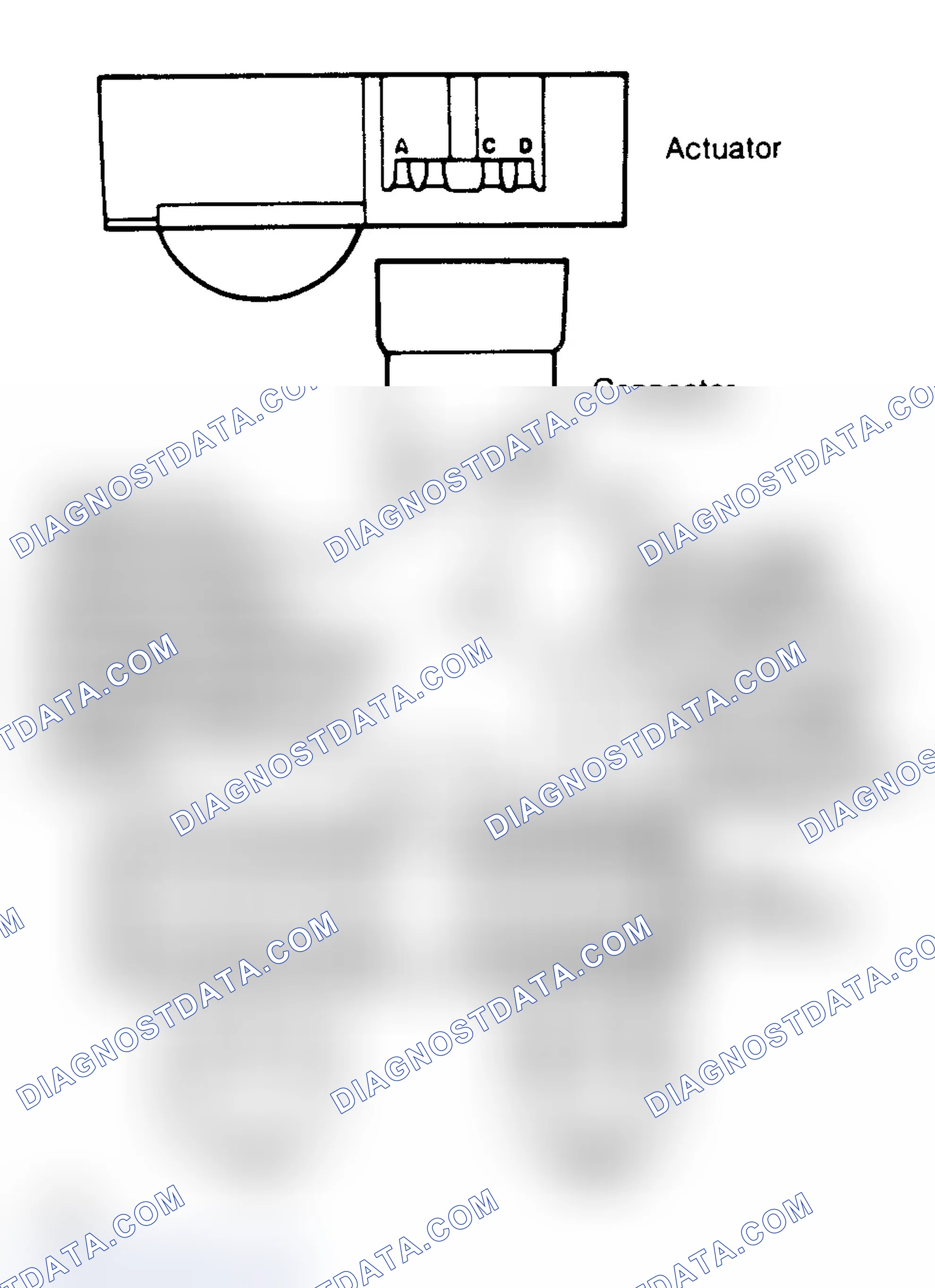 Scheme 7: Mode Actuator (Electra, LeSabre Wagons, Regal & Skyhawk Models)