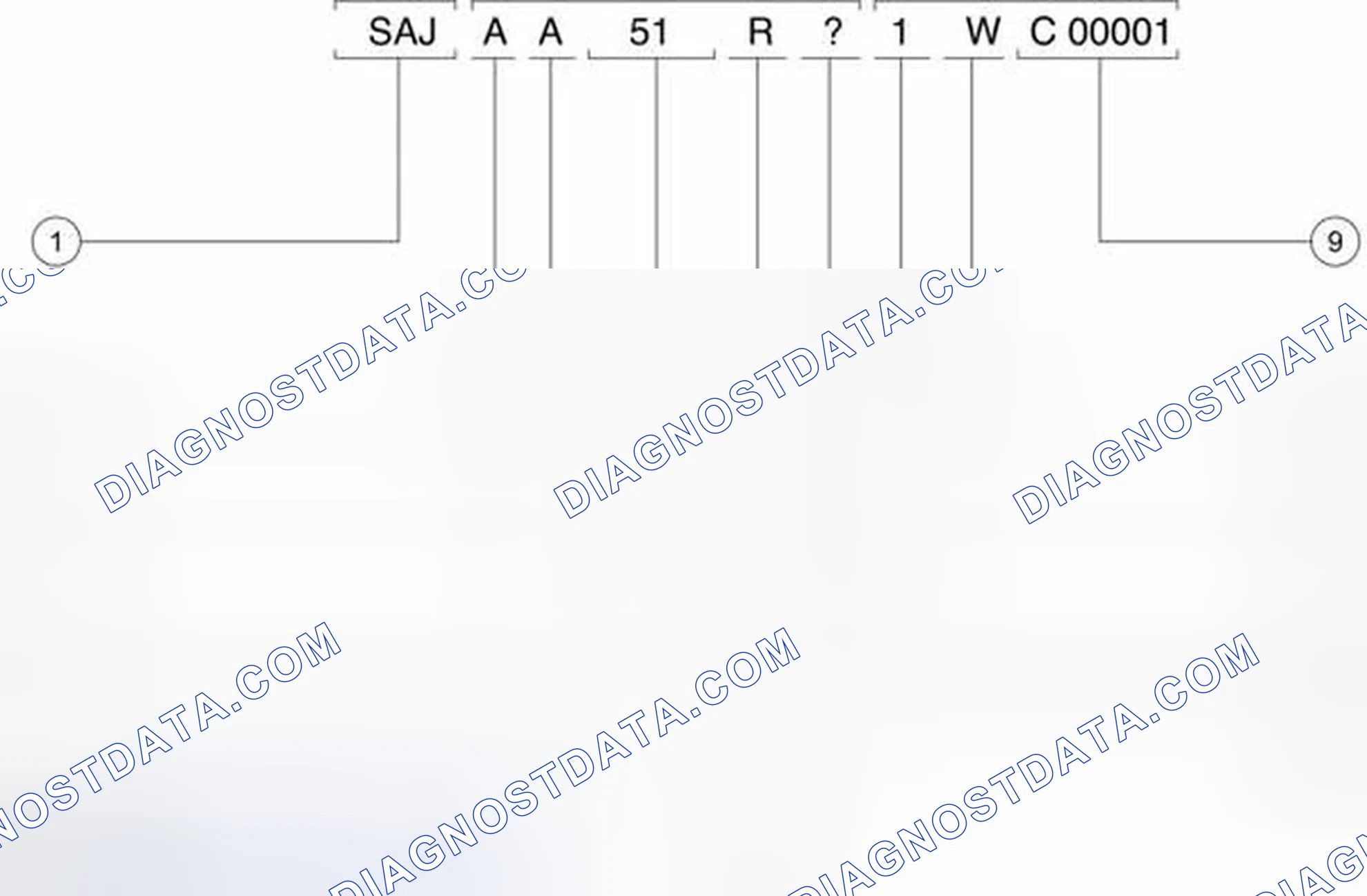 Scheme 5: Vehicle Identification Number (Example)