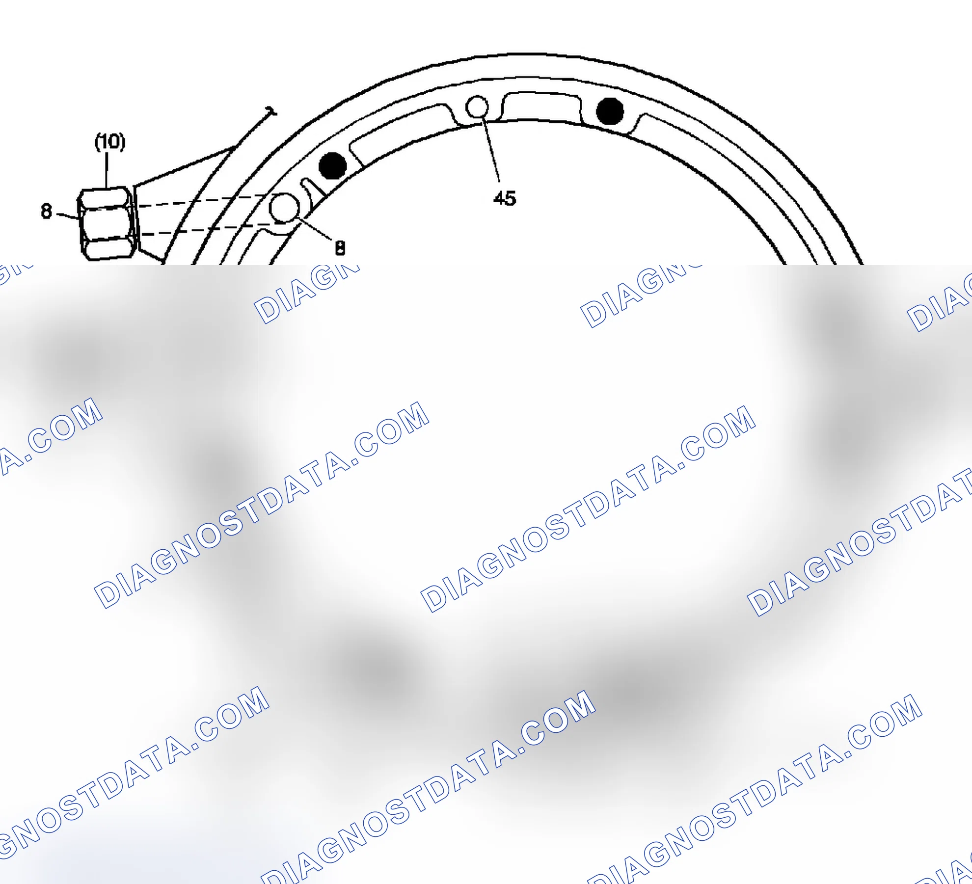 Scheme 29: Case Fluid Passages (Pump Cover Side)