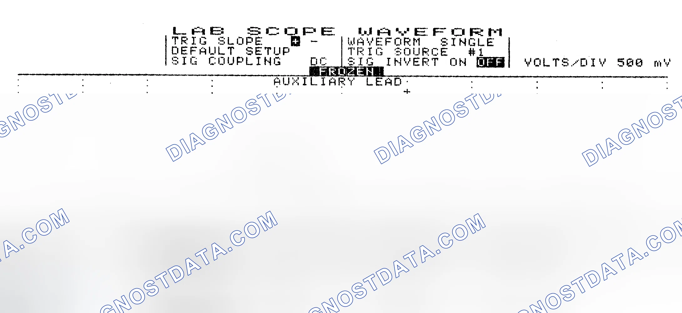 Scheme 10: Single Injector w/Excessive Current Flow - Current Pattern