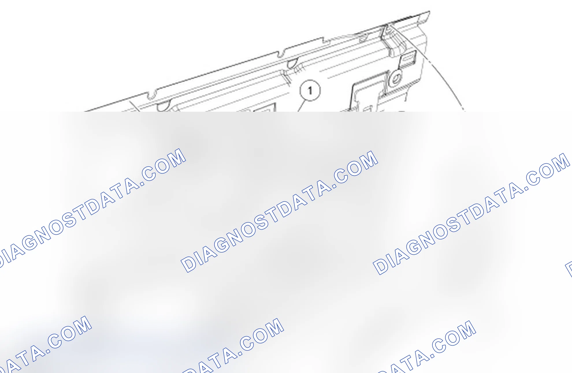 Scheme 147: Seat Latch Striker - Second Row, Sport Trac, 60 Percent Bench