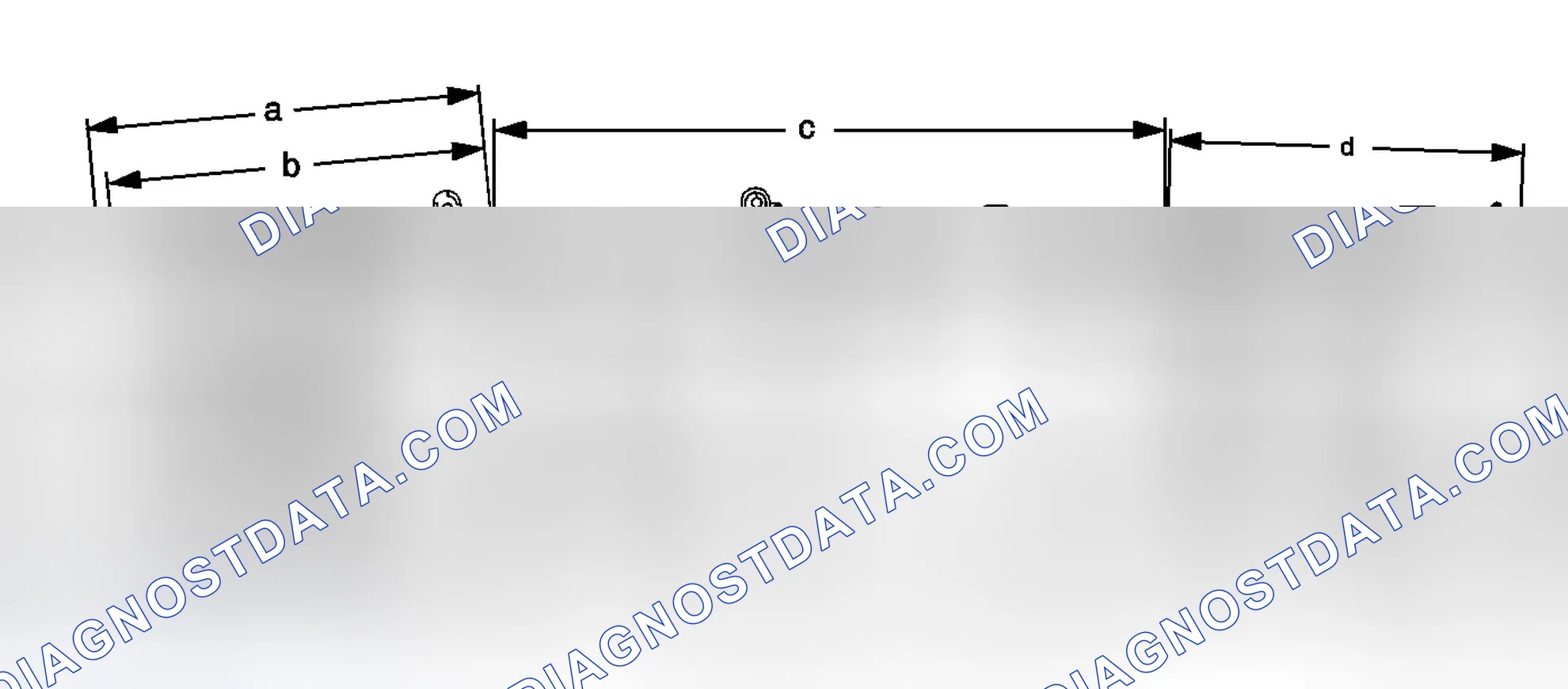 Scheme 6: Dimensions - Frame (2500 Suburban/Yukon XL /Avalanche 2WD)