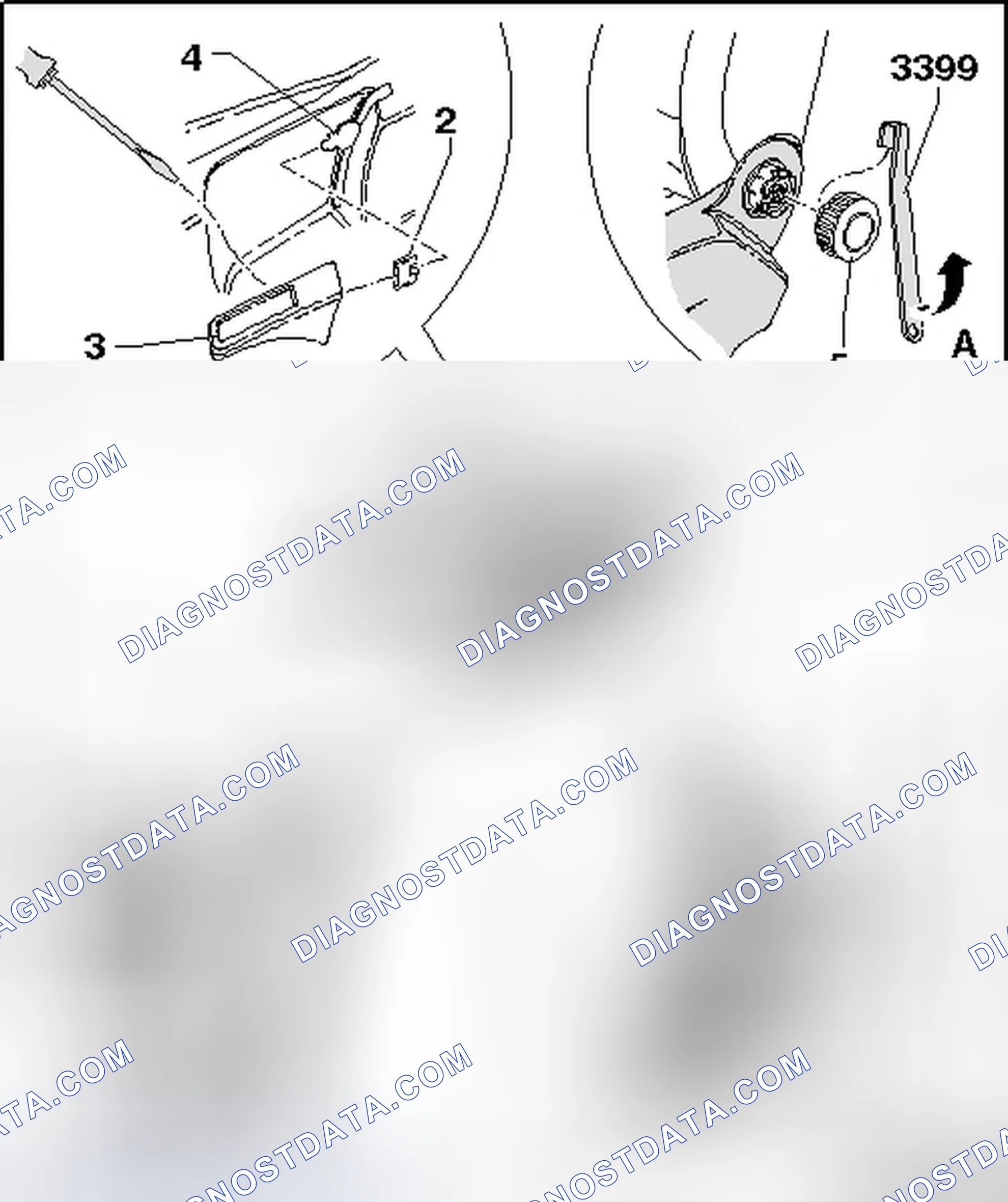 Scheme 98: LEFT BUCKET SEAT TRIM