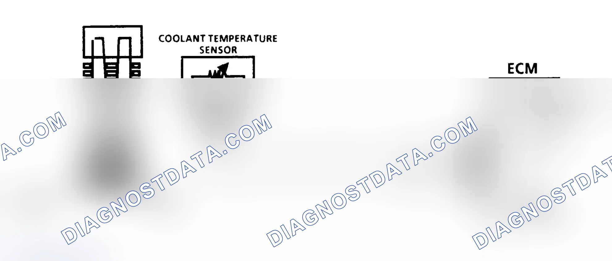 Scheme 90: Code 14 Schematic: Coolant Sensor Circuit