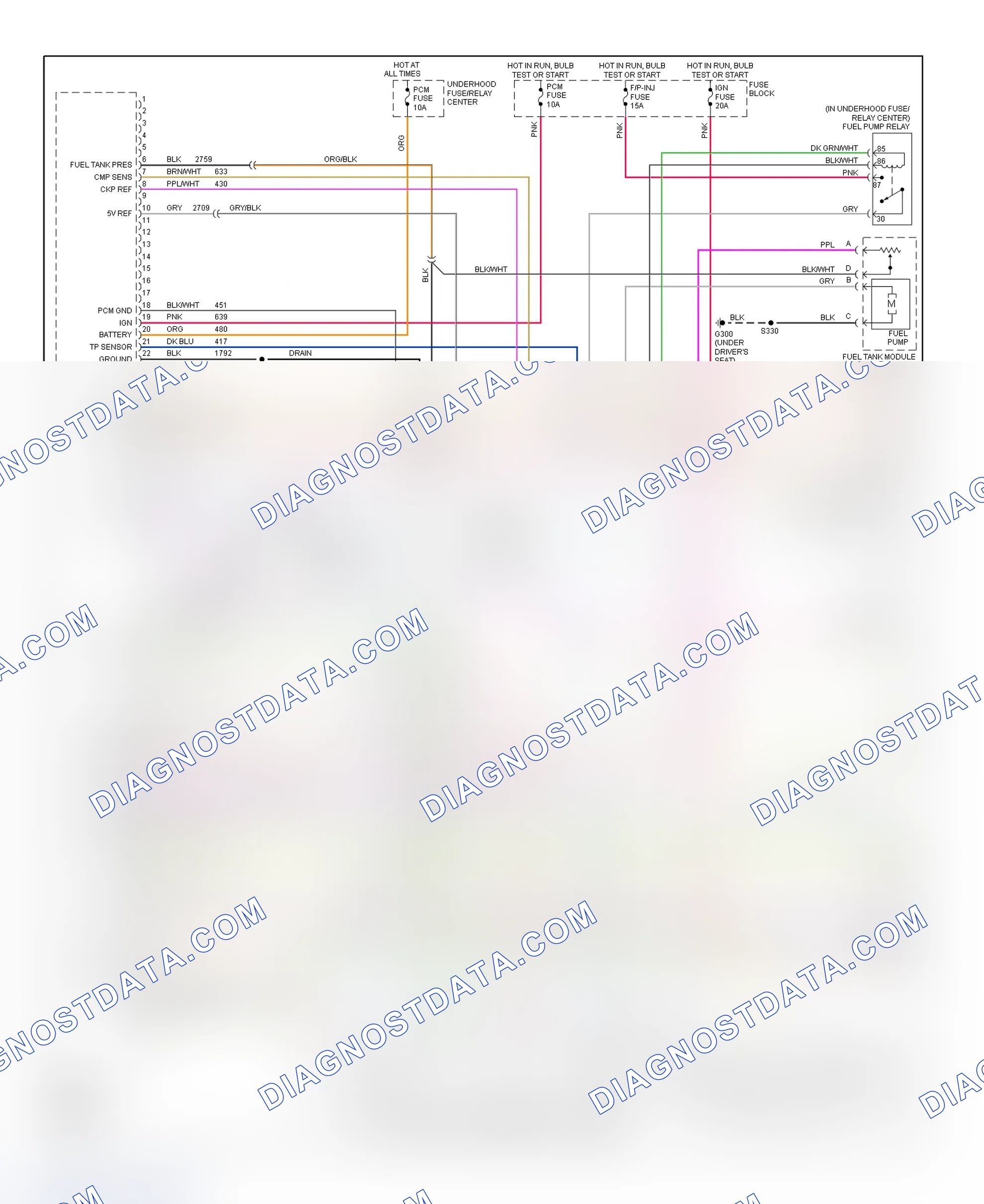 Scheme 43: PCM Wiring Diagram (Cavalier & Sunfire - 2.4L - 1 Of 3)
