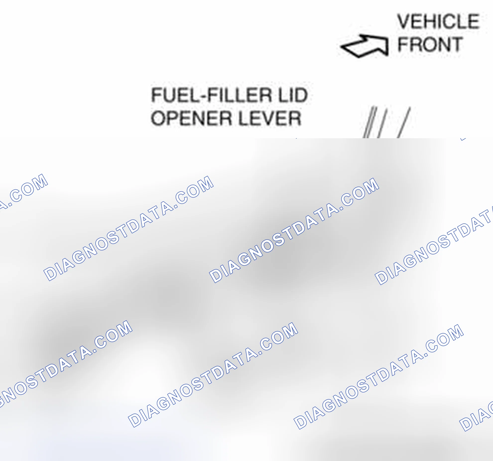 Scheme 63: Fuel-filler Lid Opener Lever