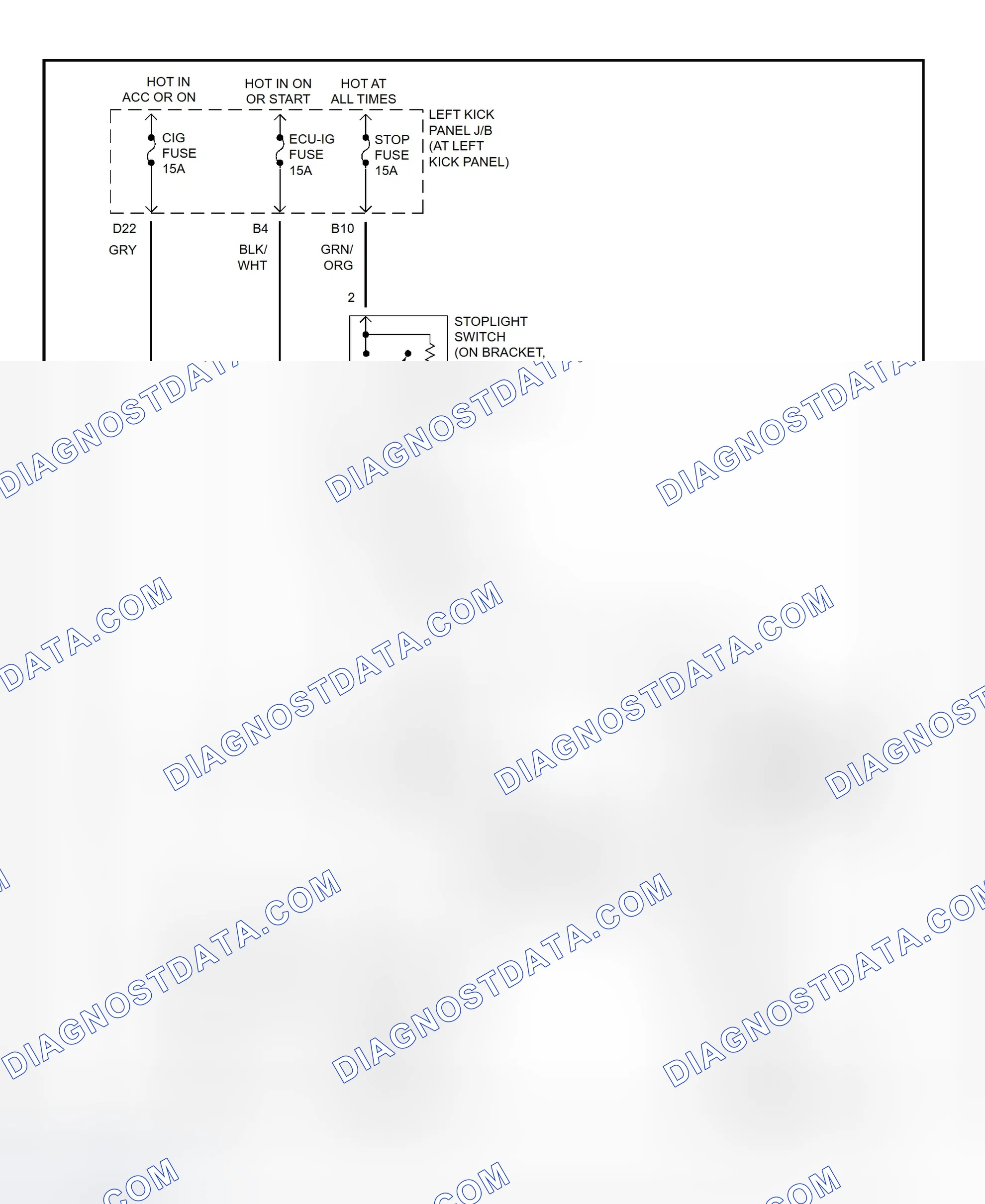 Scheme 56: Shift Interlock System Wiring Diagram (1998 Land Cruiser)