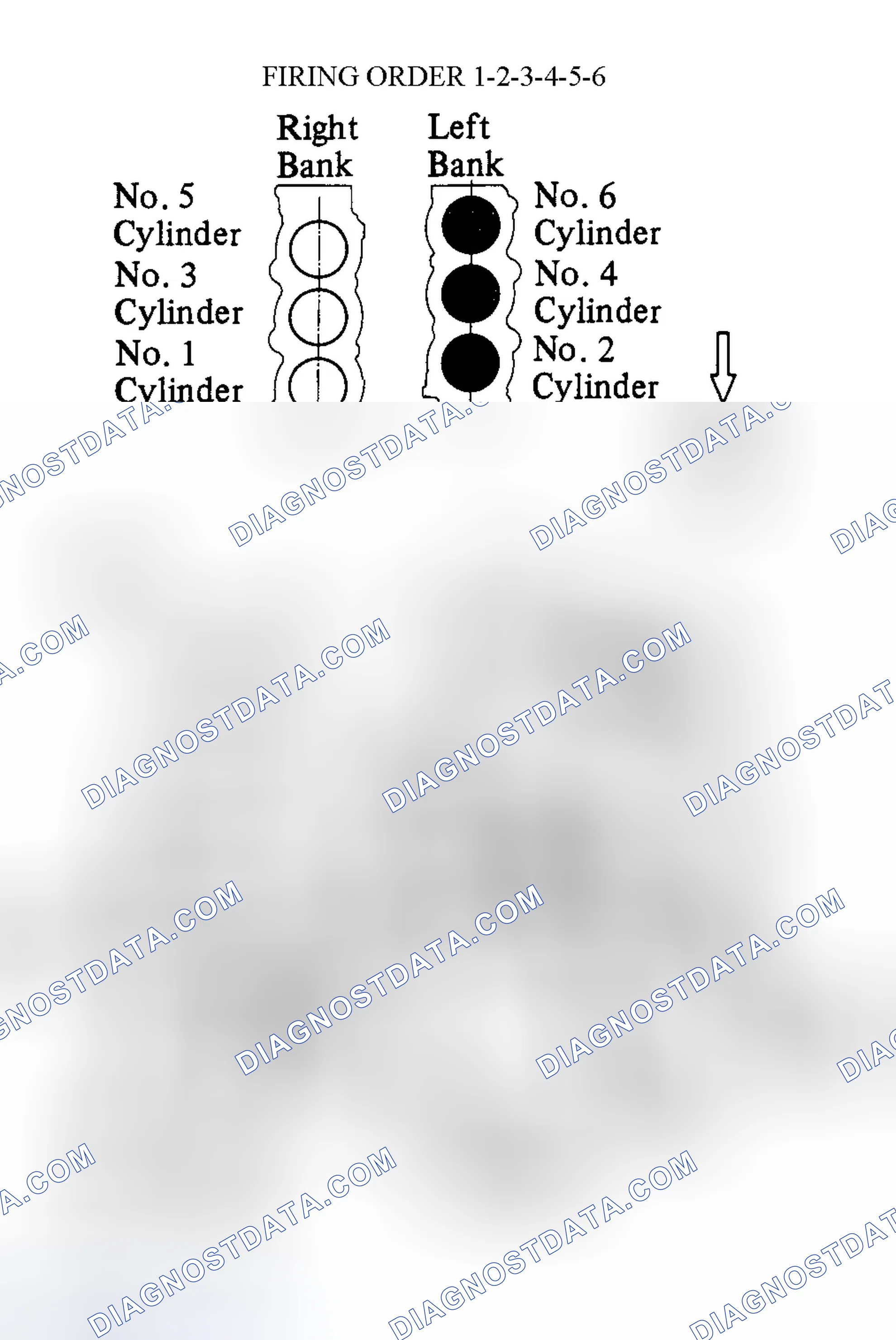Scheme 36: Spark Plug Wire Routing (Tacoma 3.4L, Tundra 3.4L & 4Runner 3.4L)