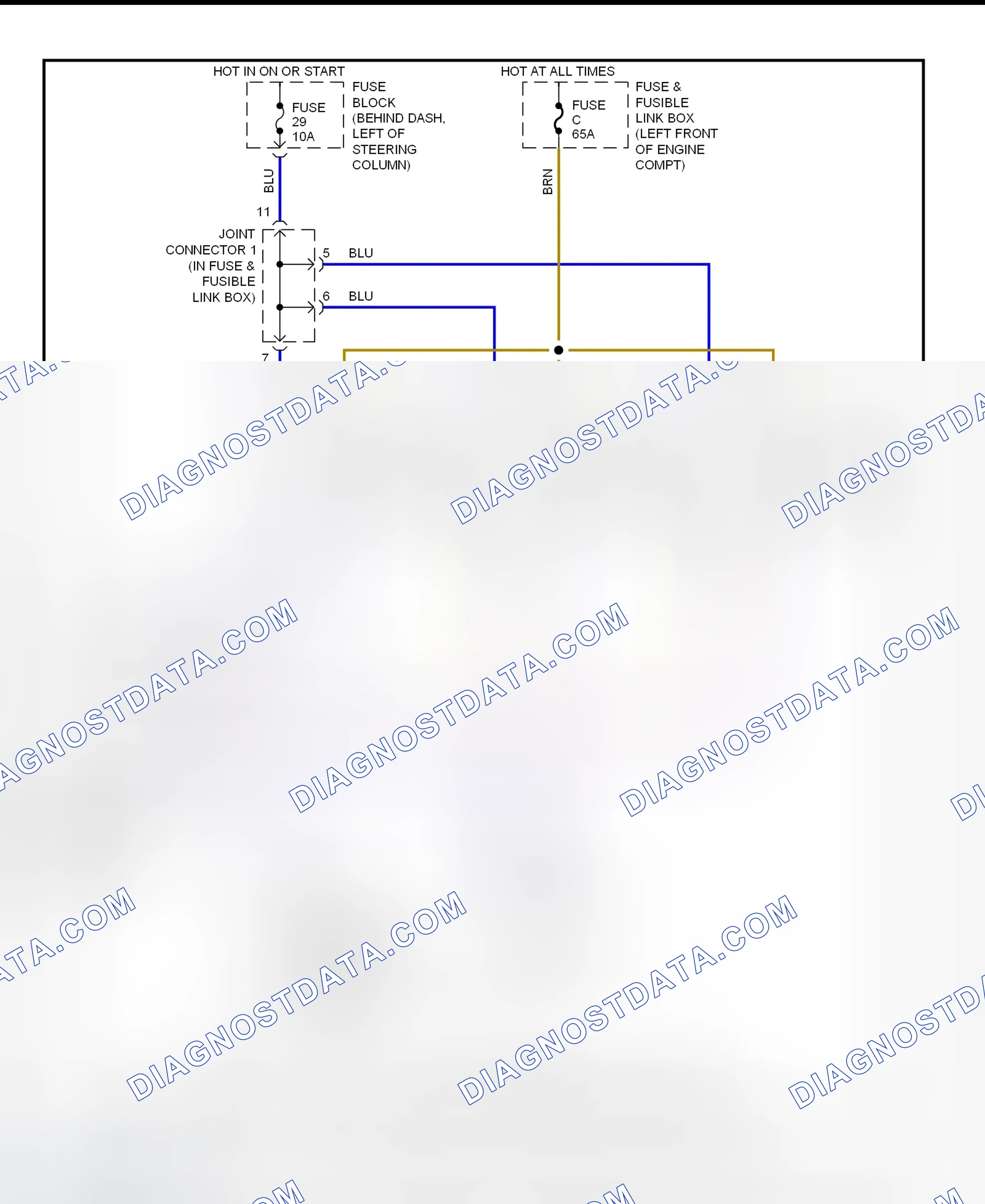 Scheme 8: Electric Cooling Fan System Wiring Diagram (1998 Quest)