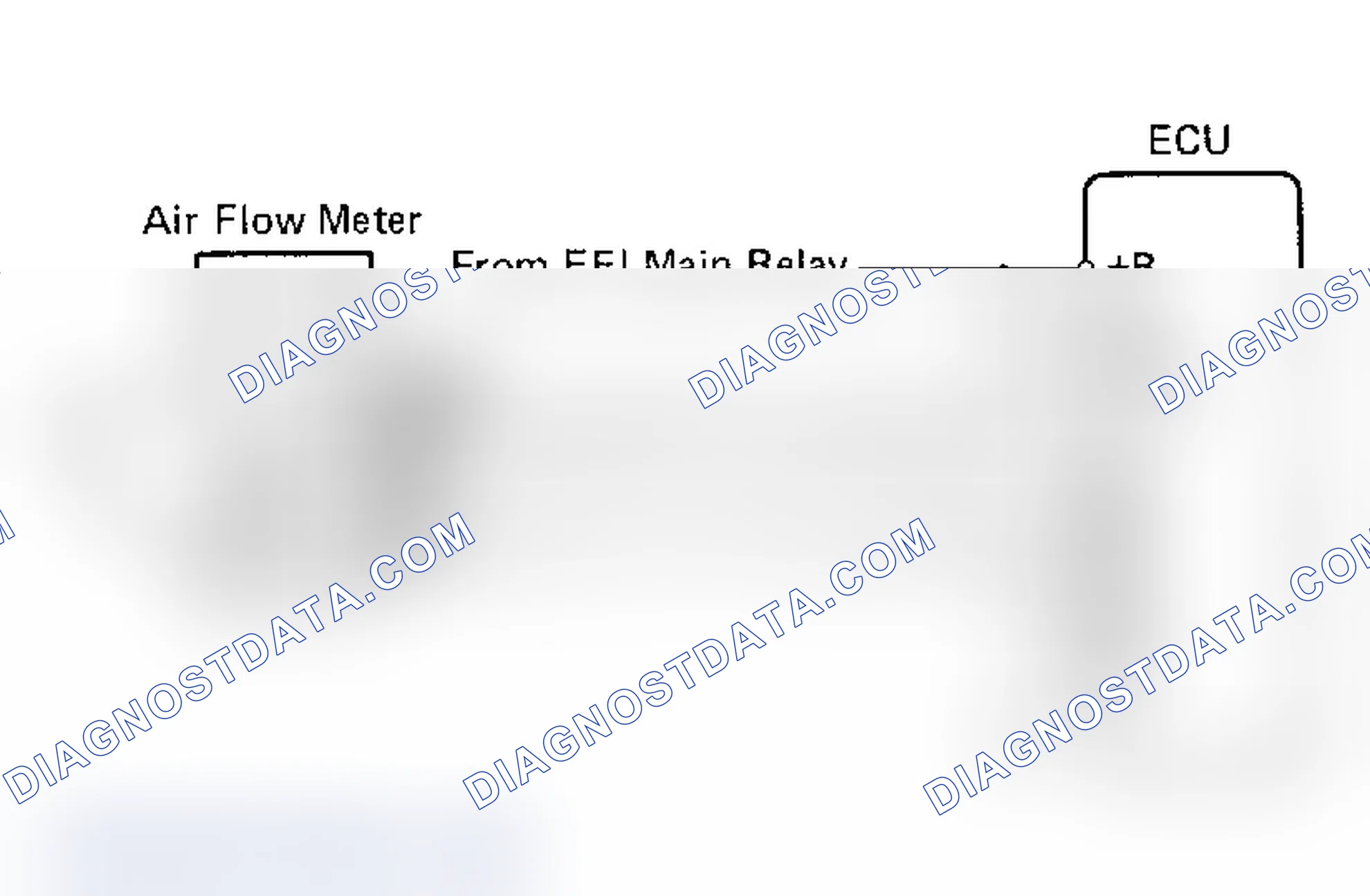 Scheme 58: Code 24, 31/Test No. 5 Schematic Intake Air Temp. Sensor & Airflow Meter Signal