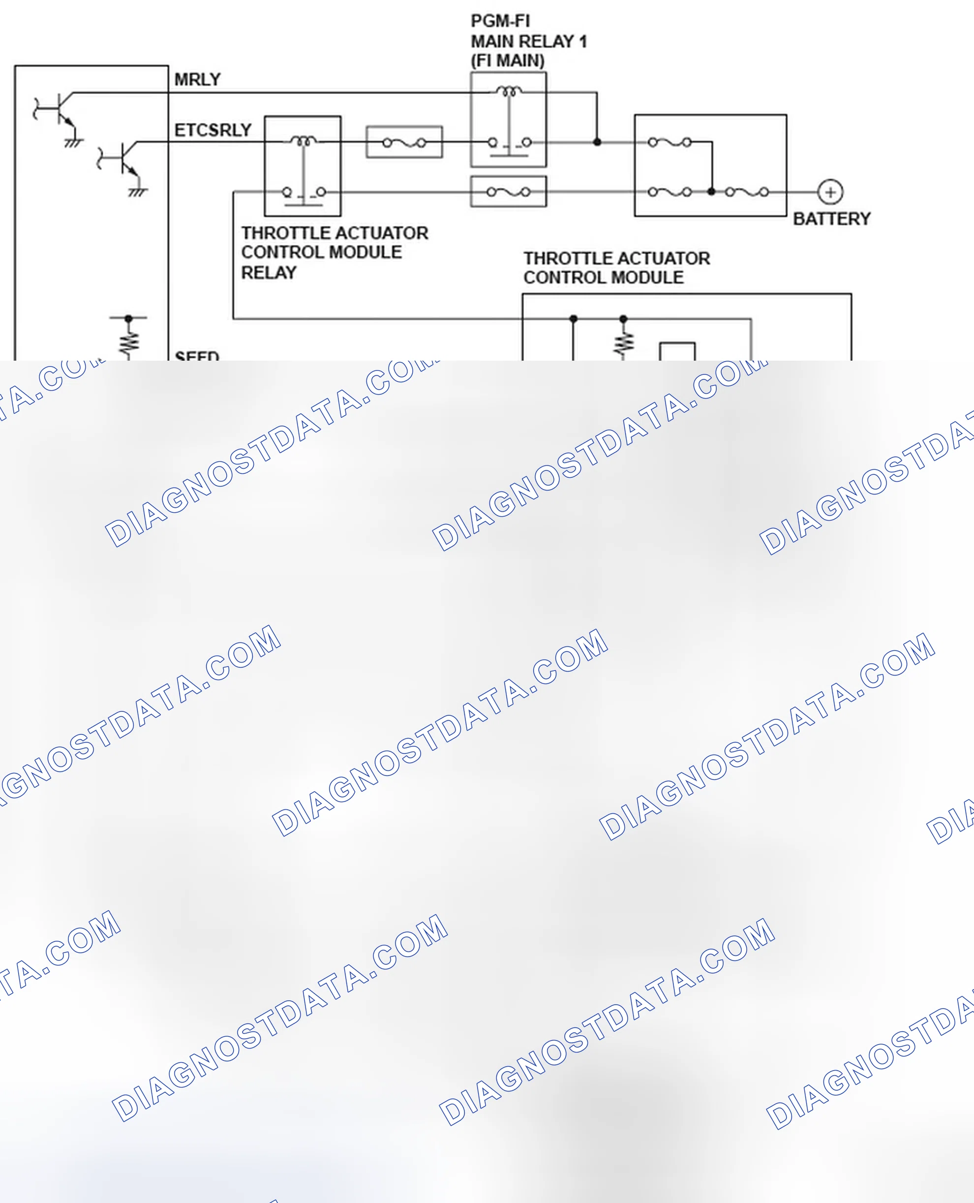 Scheme 172: Throttle Position (TP) Sensor A Circuit - Wiring Diagram