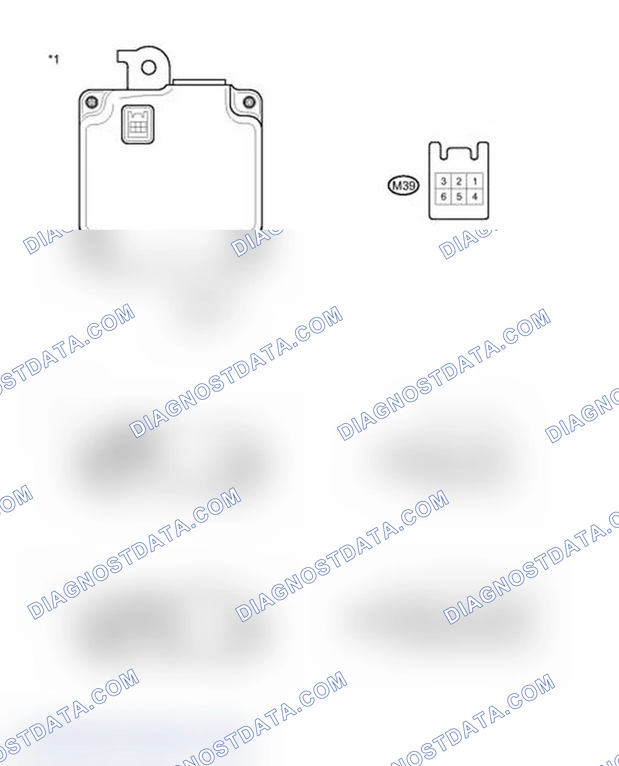 Scheme 381: TERMINALS OF ECU