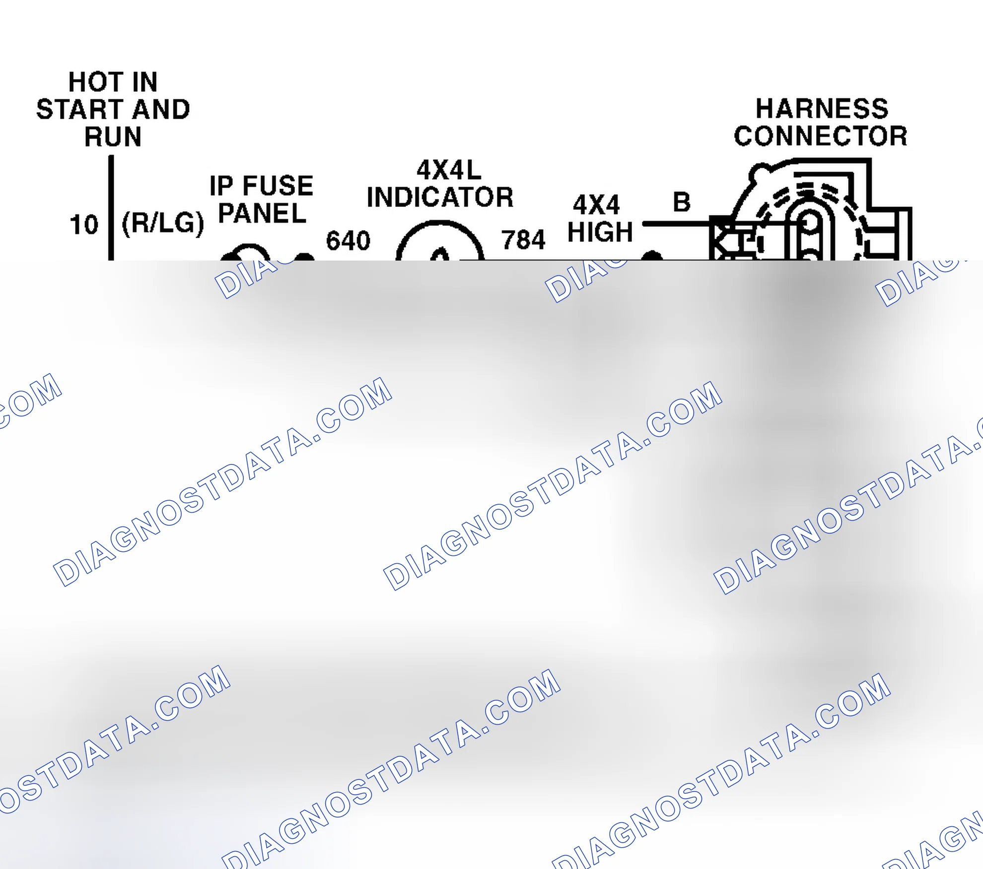 Scheme 96: 4x4 Low Switch Circuit Checks & Connector Terminals