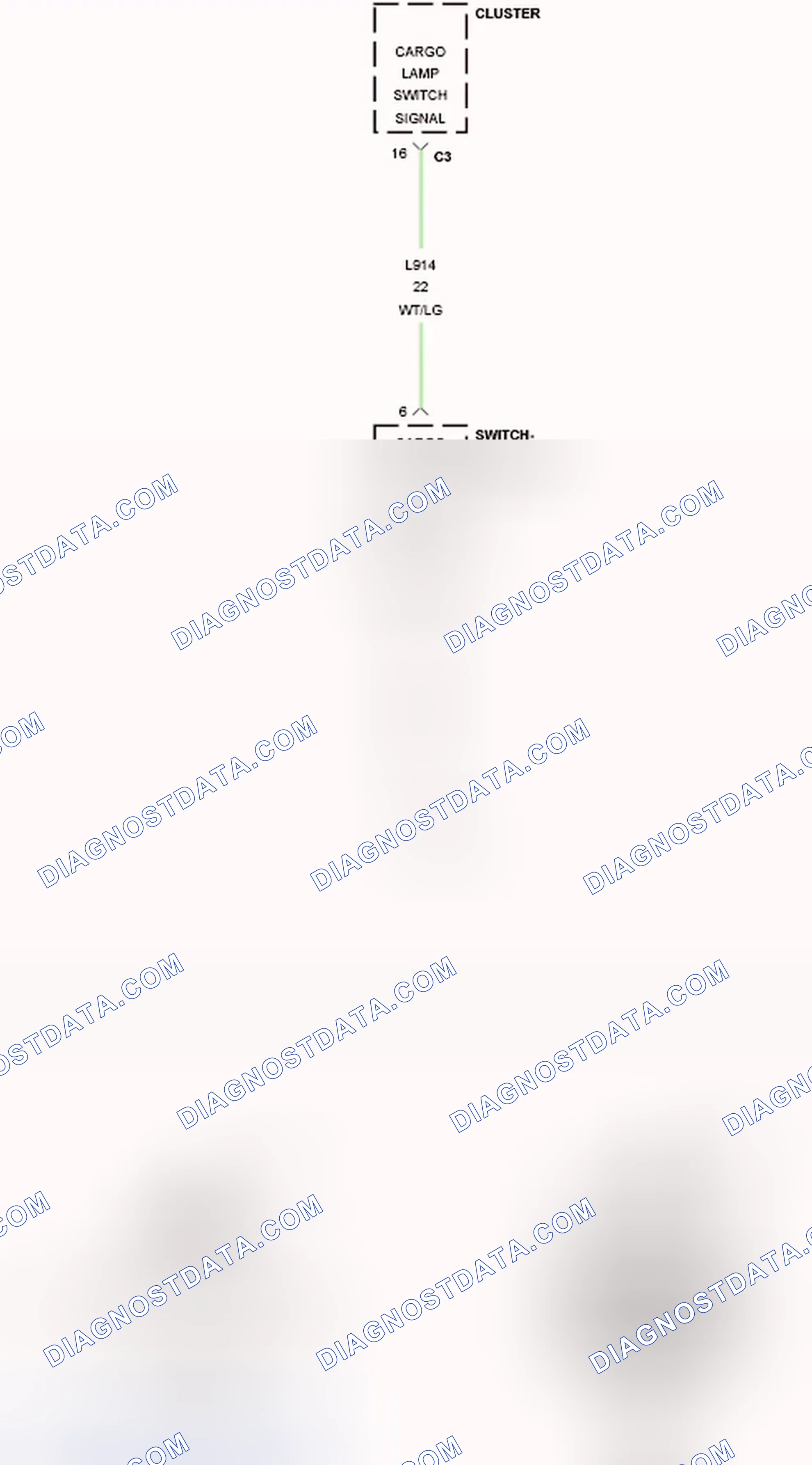 Scheme 5: B169C-CARGO LAMP SWITCH STUCK