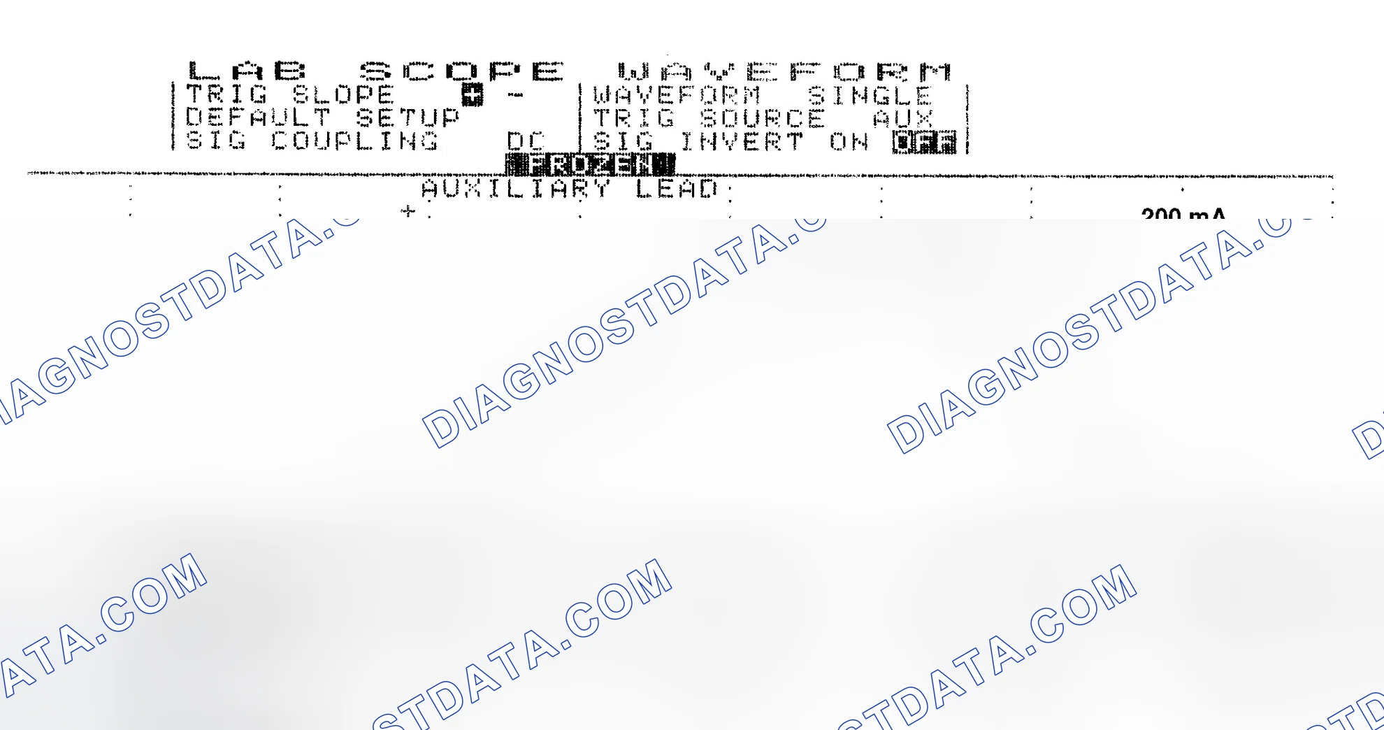 Scheme 13: Single Injector w/Normal Current Flow - Current Pattern