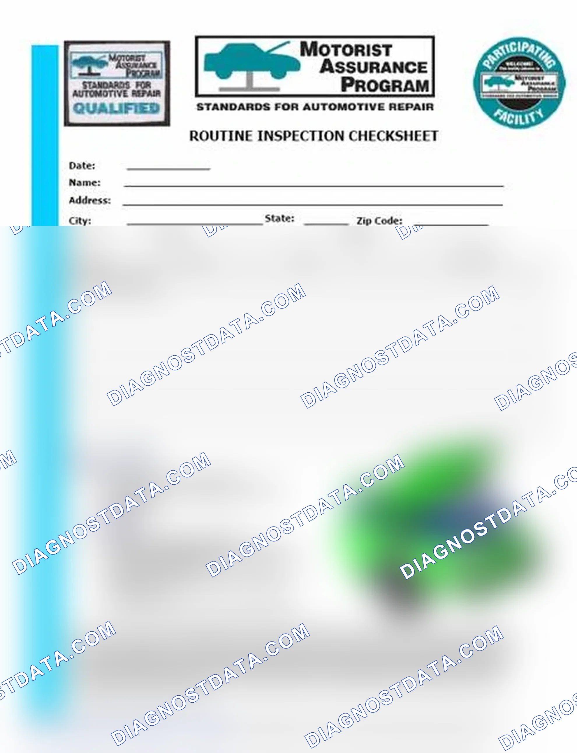 Scheme 26: Routine Inspection Checksheet (1 Of 2)