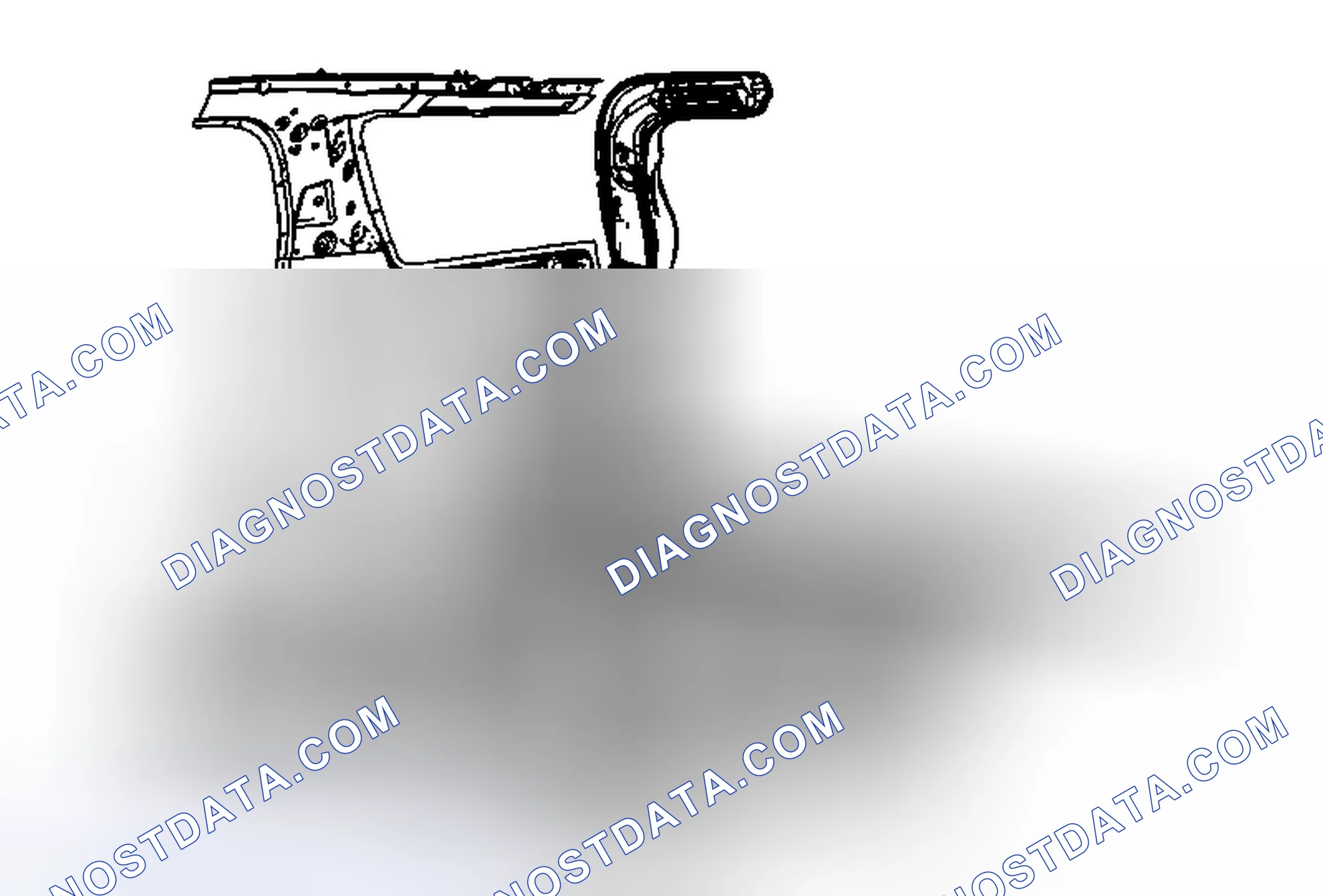 Scheme 54: Rear Floor Auxiliary Air Outlet Duct Replacement