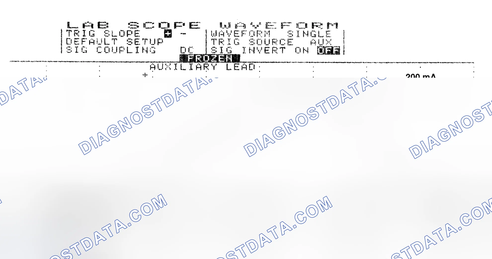 Scheme 13: Single Injector w/Normal Current Flow - Current Pattern