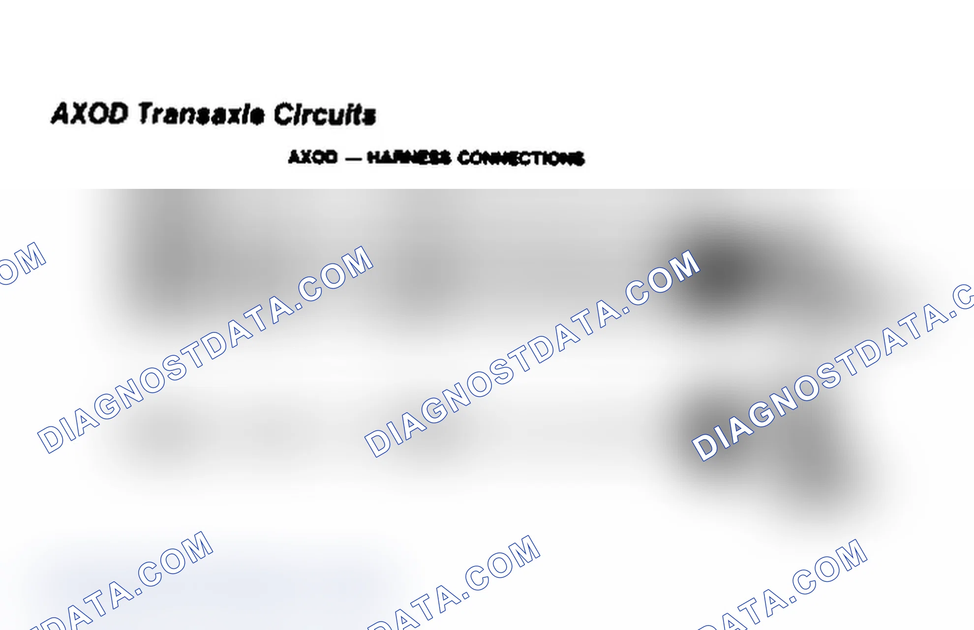 Scheme 41: AXOD Transaxle Circuits