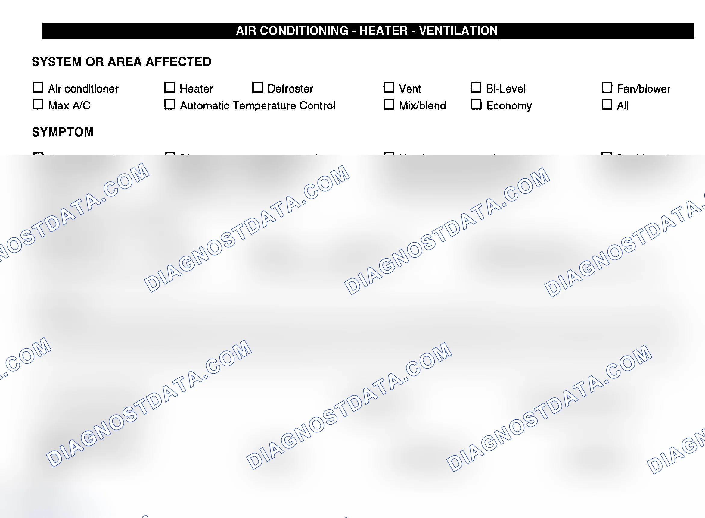 Scheme 8: Air Conditioning, Heater & Ventilation